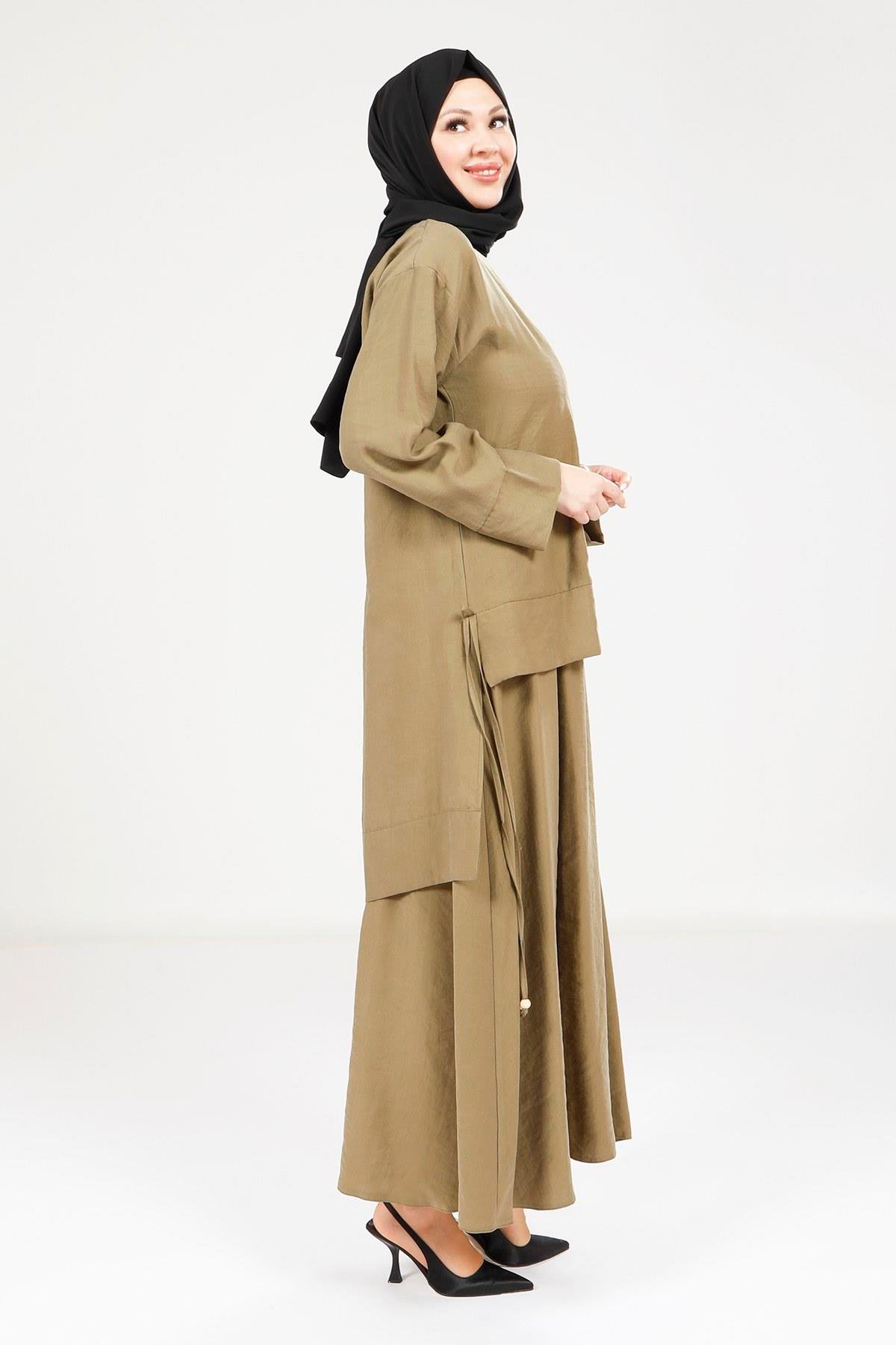 Beyza-9192 TUNİK ETEK HAKİ