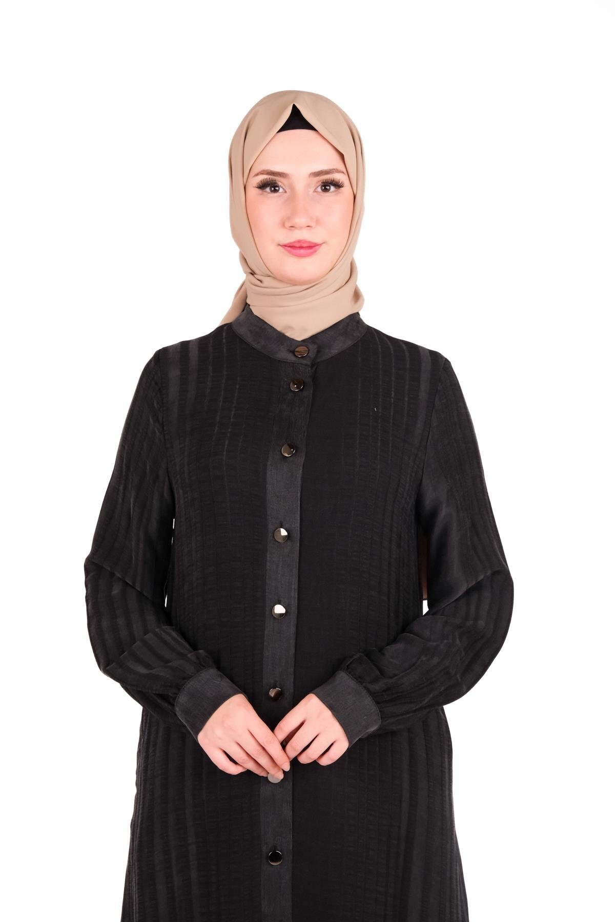 Beyza-9416 İKİLİ TKM PANTOLON TUNİK
 SİYAH