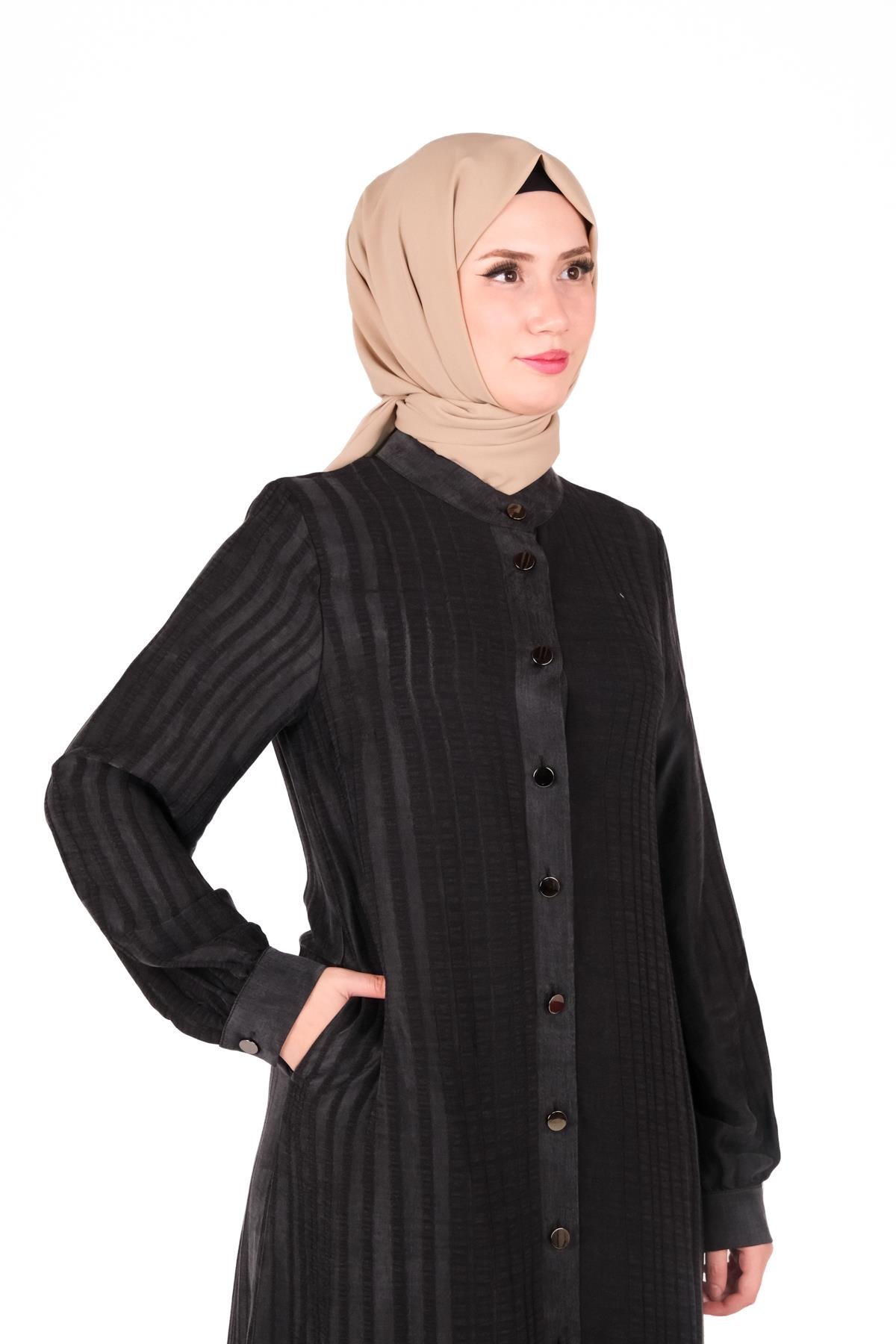 Beyza-9416 İKİLİ TKM PANTOLON TUNİK
 SİYAH