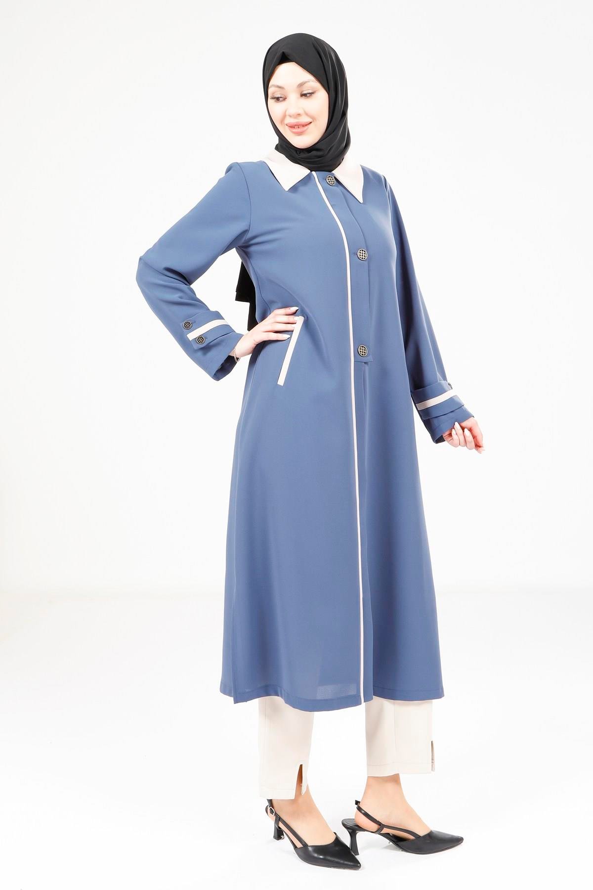 Beyza-9354 GİYÇIK CEP AKSESUARLI İNDİGO