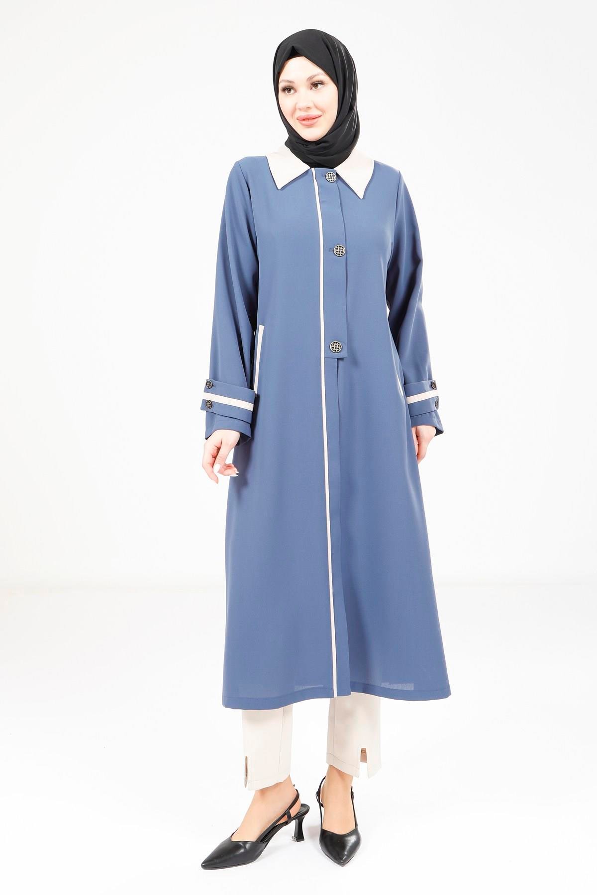 Beyza-9354 GİYÇIK CEP AKSESUARLI İNDİGO