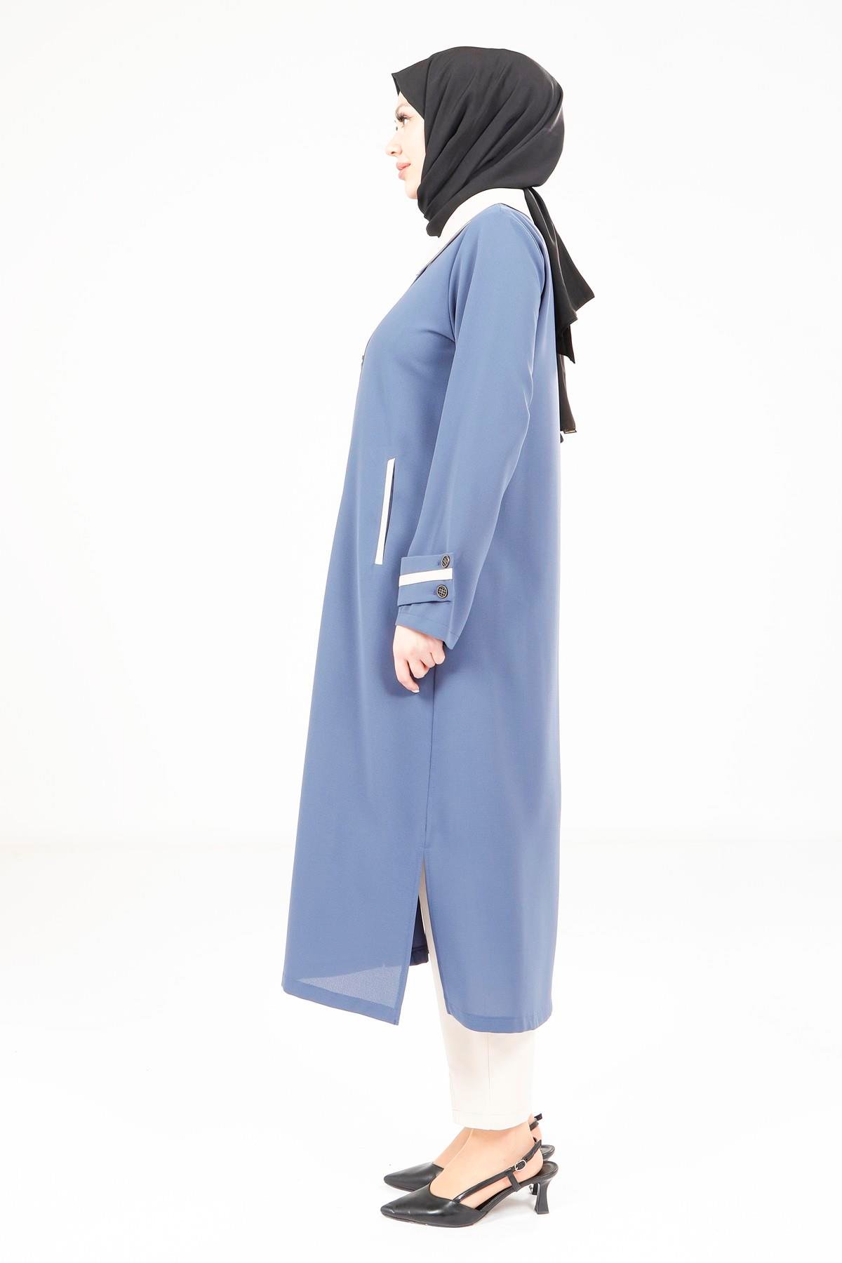 Beyza-9354 GİYÇIK CEP AKSESUARLI İNDİGO