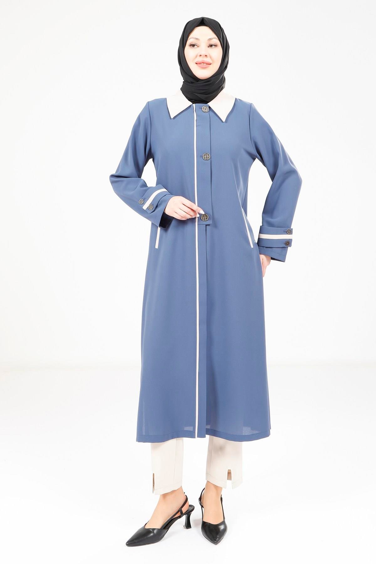 Beyza-9354 GİYÇIK CEP AKSESUARLI İNDİGO