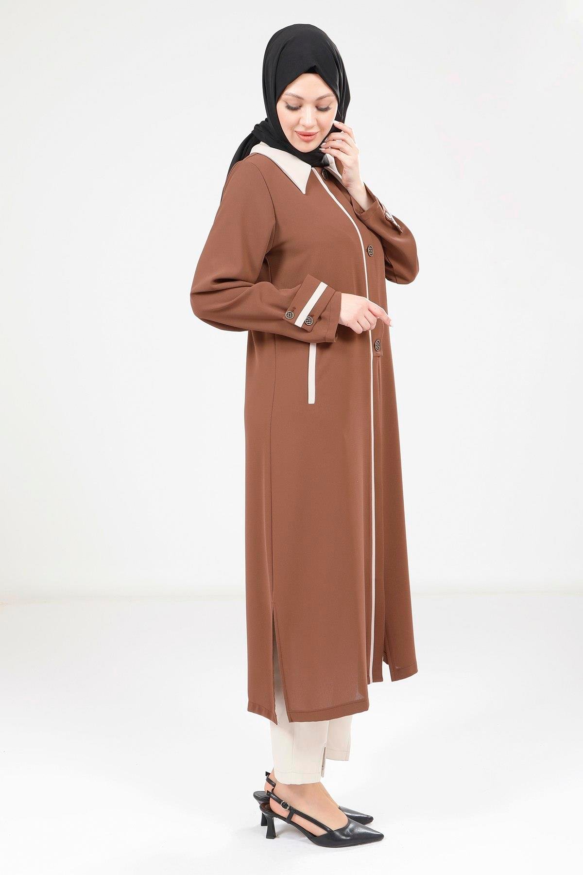 Beyza-9354 GİYÇIK CEP AKSESUARLI KAHVE