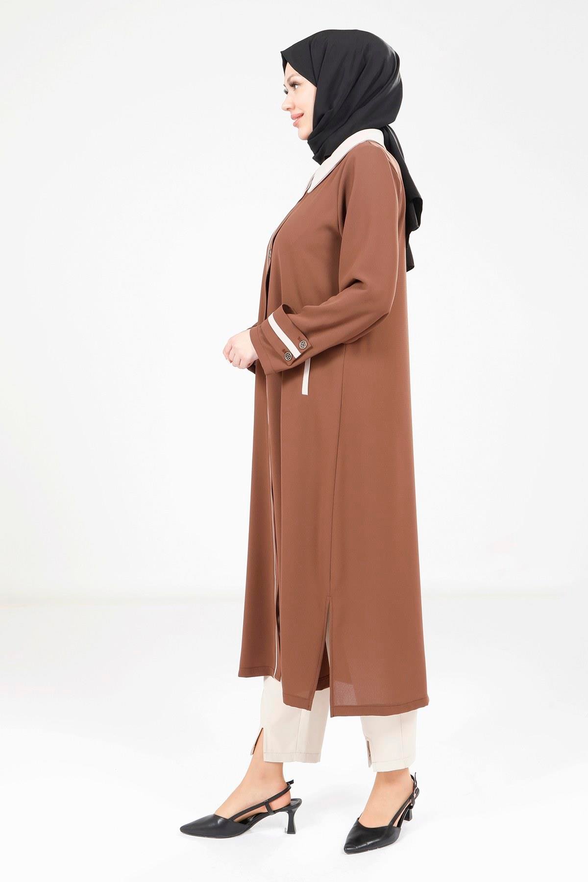 Beyza-9354 GİYÇIK CEP AKSESUARLI KAHVE