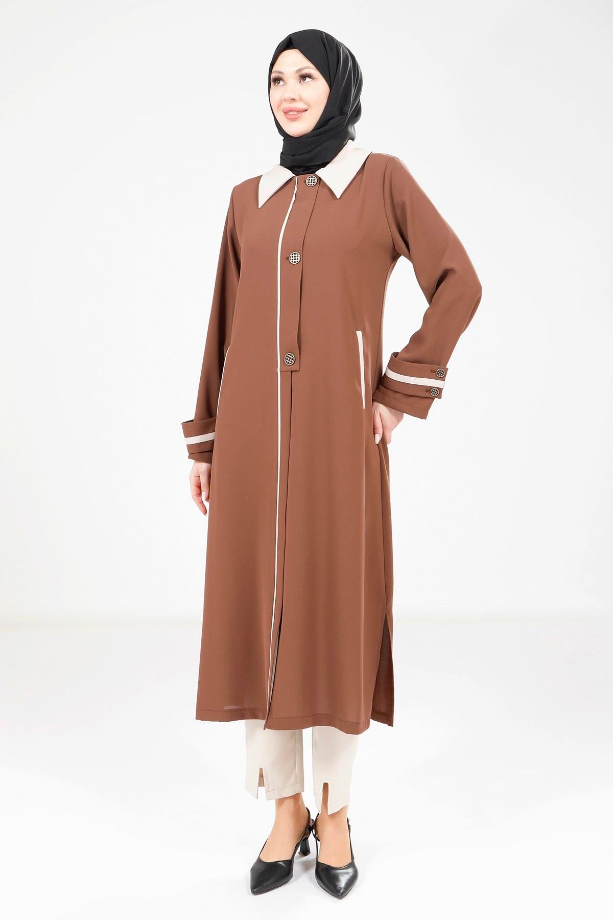 Beyza-9354 GİYÇIK CEP AKSESUARLI KAHVE