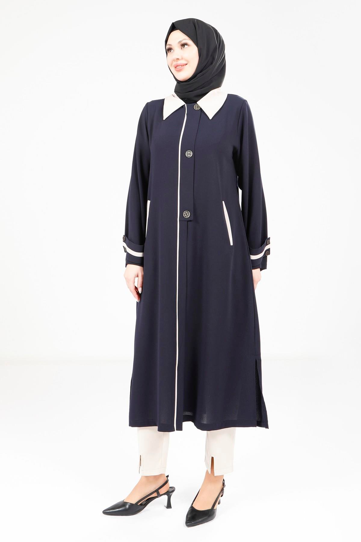 Beyza-9354 GİYÇIK CEP AKSESUARLI LACİVERT