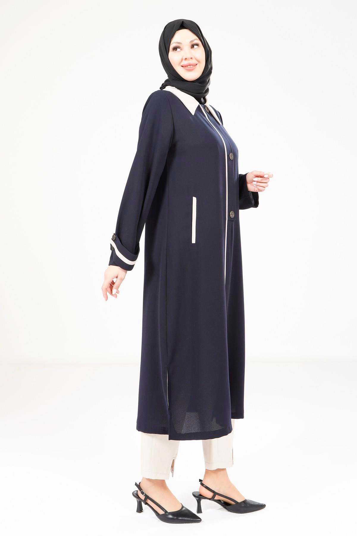 Beyza-9354 GİYÇIK CEP AKSESUARLI LACİVERT