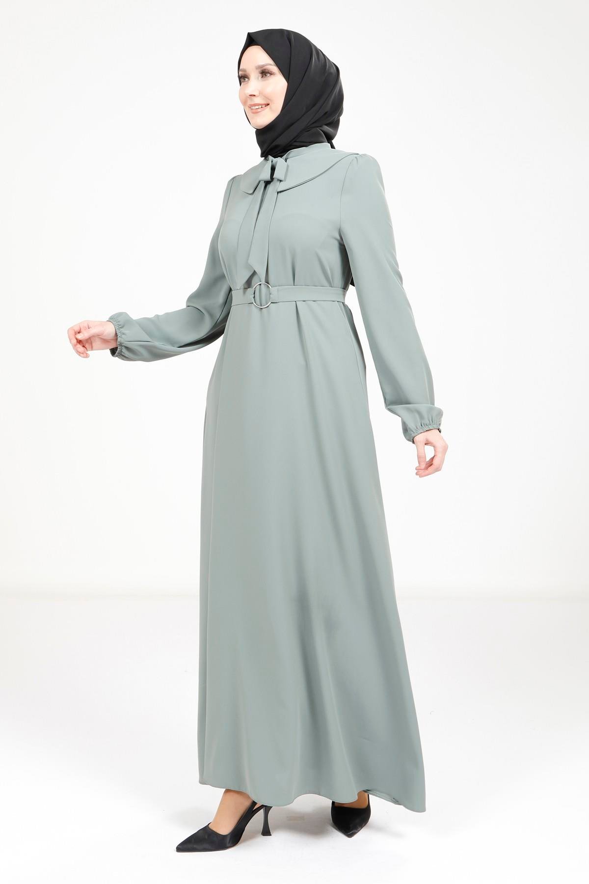 Beyza-5646 ELBİSE MİNT