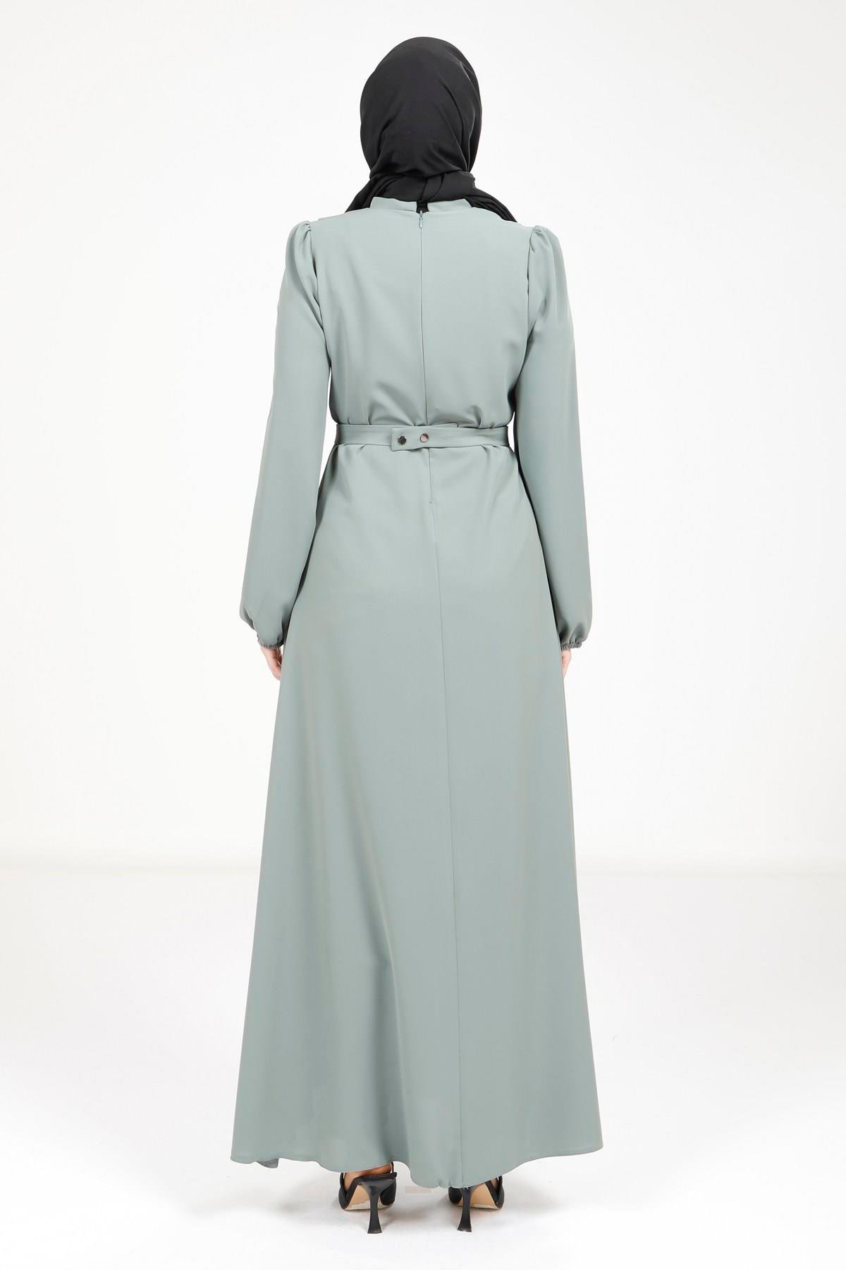 Beyza-5646 ELBİSE MİNT