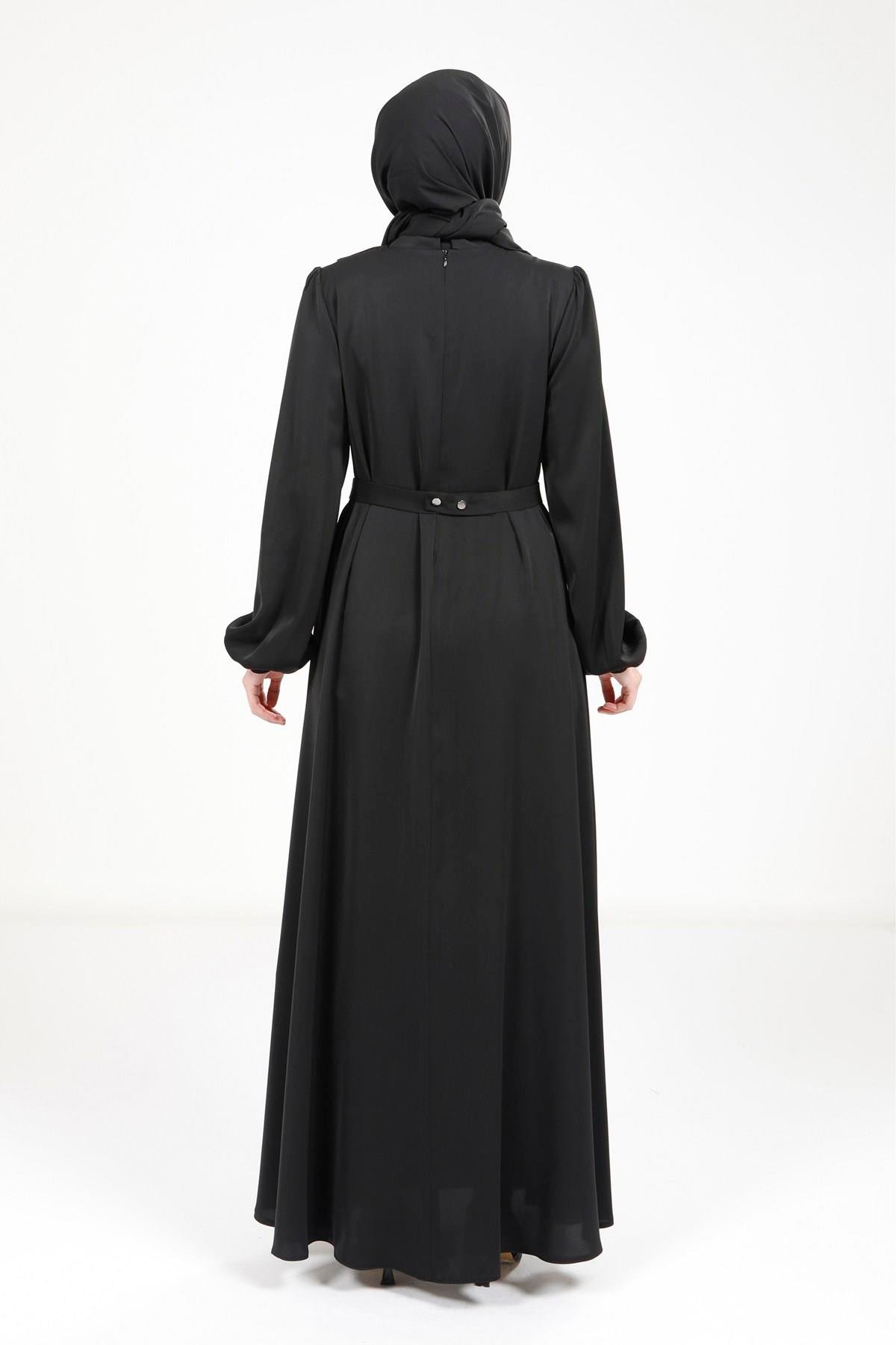 Beyza-5646 ELBİSE SİYAH