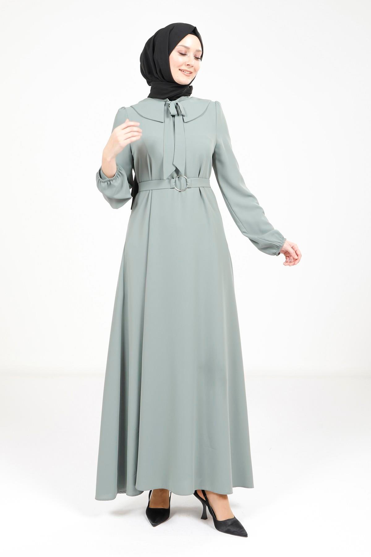 Beyza-5646 ELBİSE MİNT