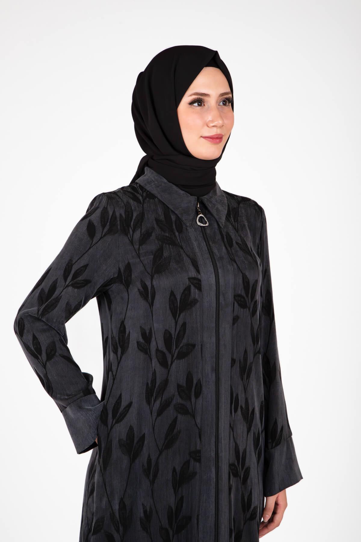 Beyza-9419 GİYÇIK QUPRA DESENLİ
 SİYAH