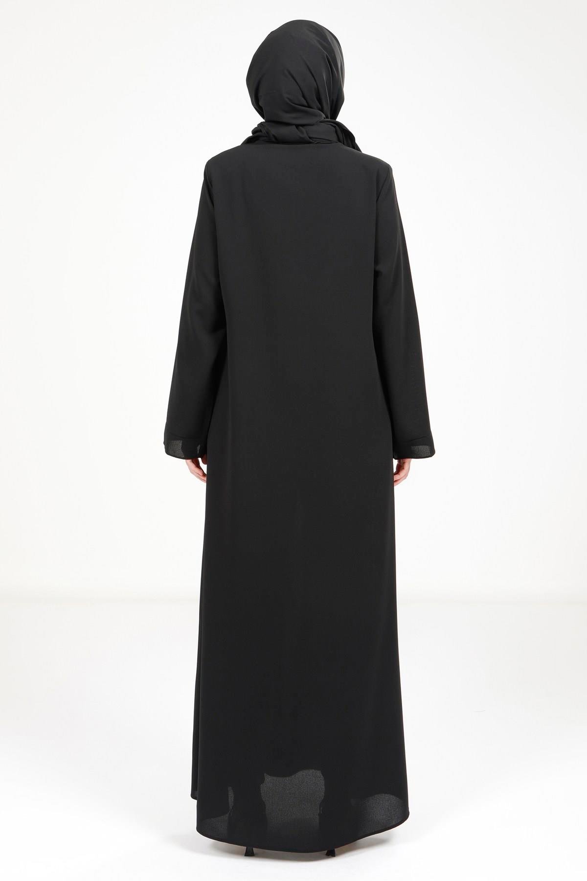 Beyza-YAPRAK FERACE SİYAH PETEK