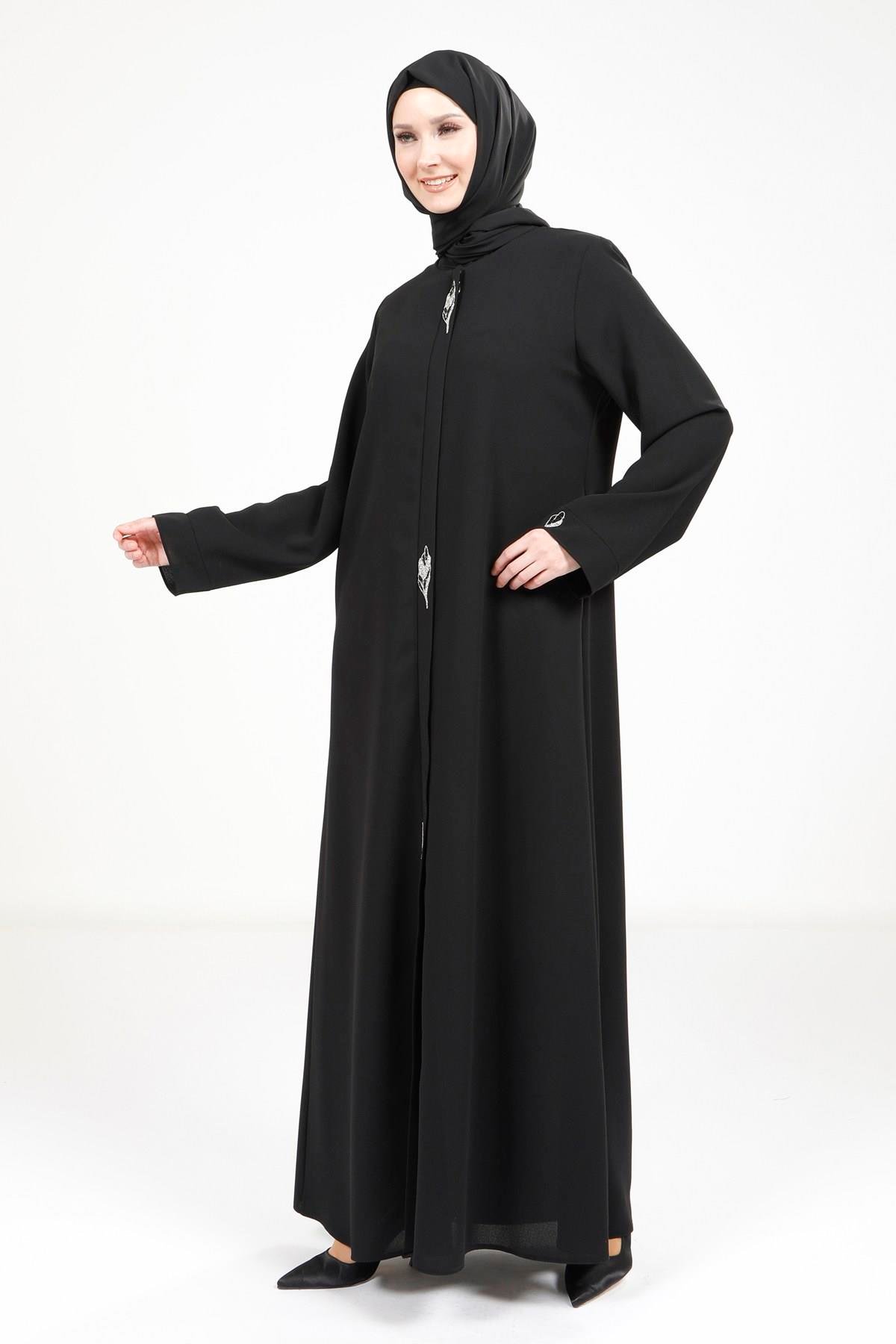 Beyza-YAPRAK FERACE SİYAH PETEK