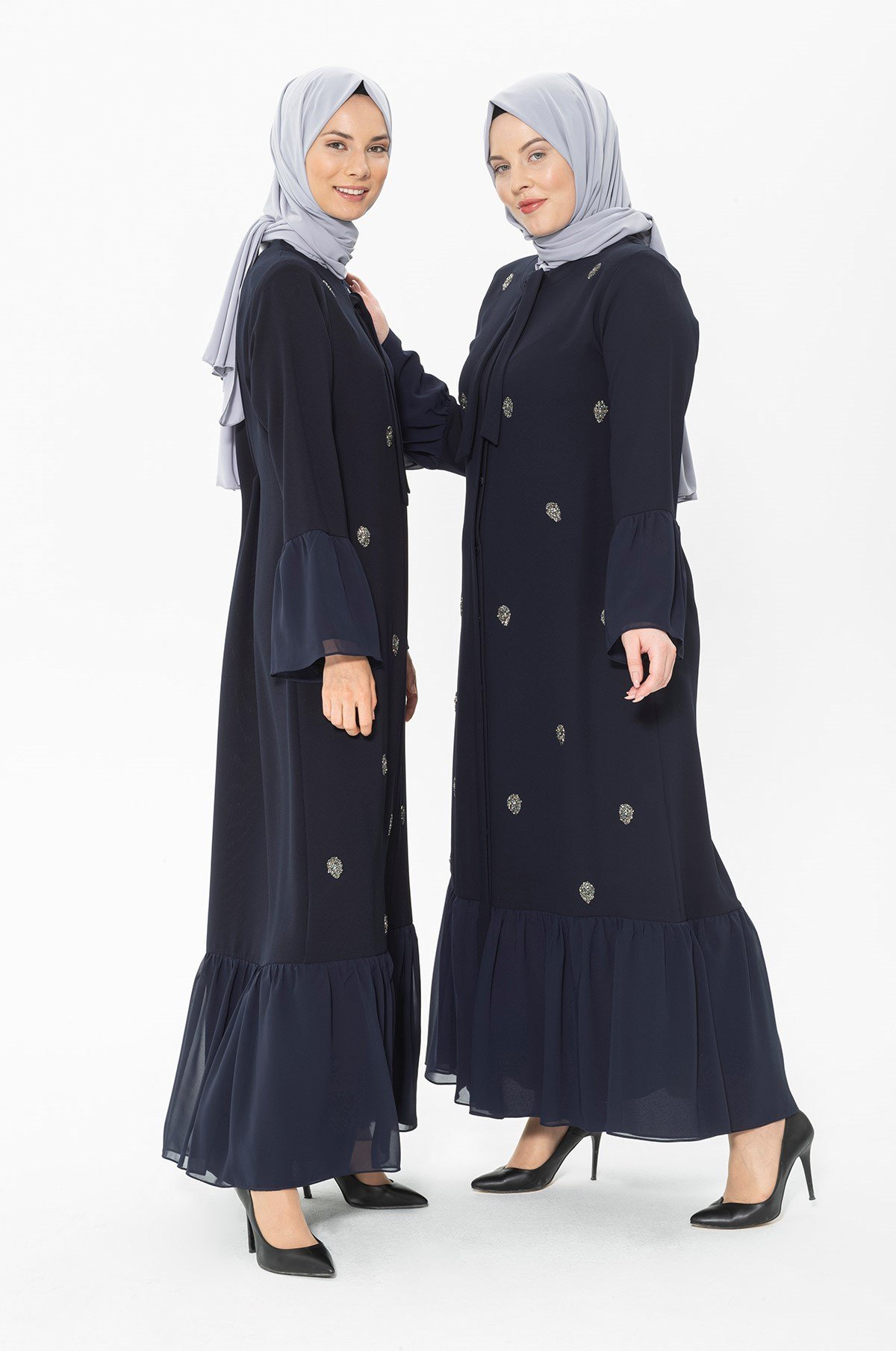 Beyza-EBABİL TAŞLI FRC LACİVERT PETEK