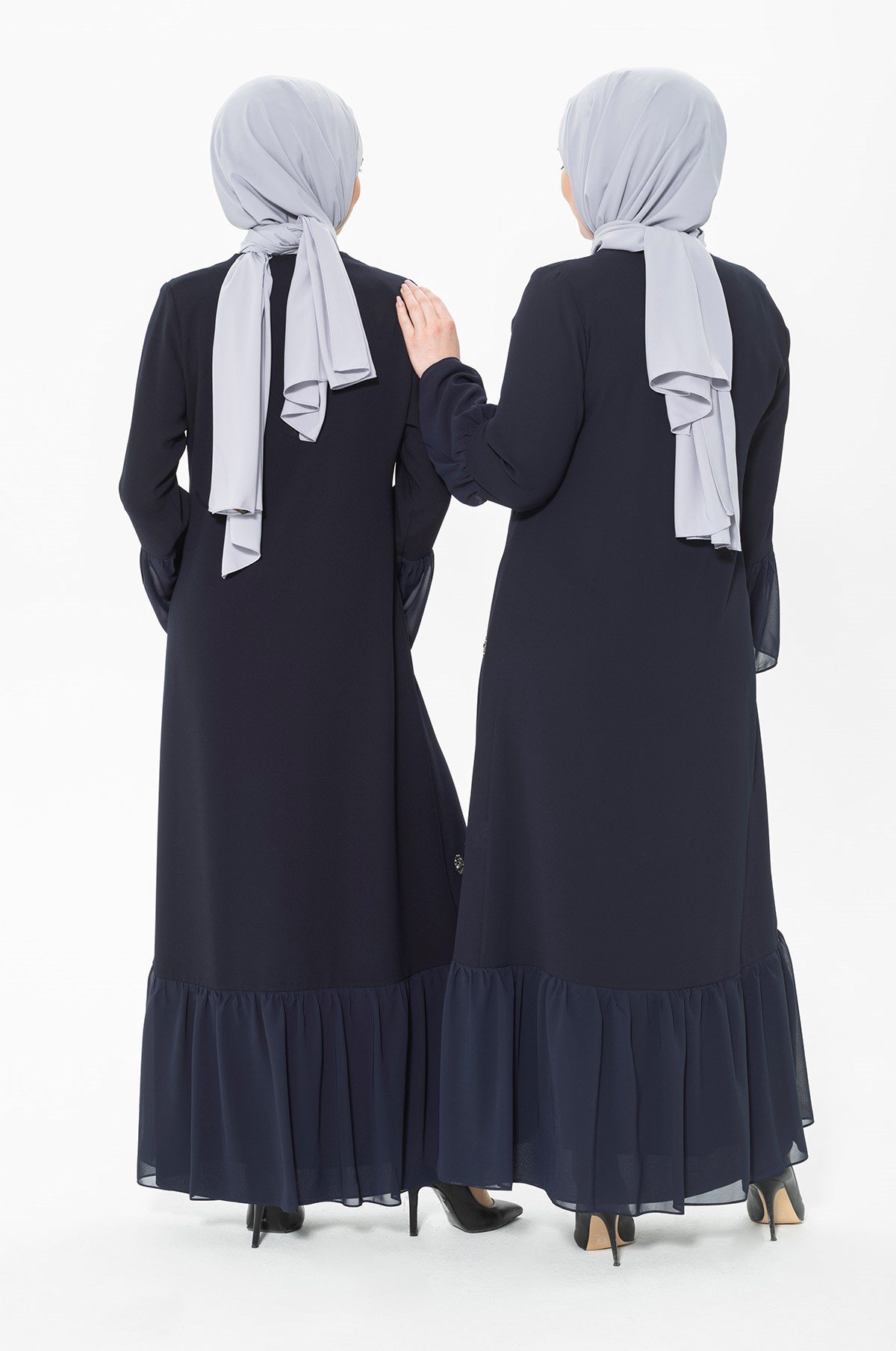 Beyza-EBABİL TAŞLI FRC LACİVERT PETEK