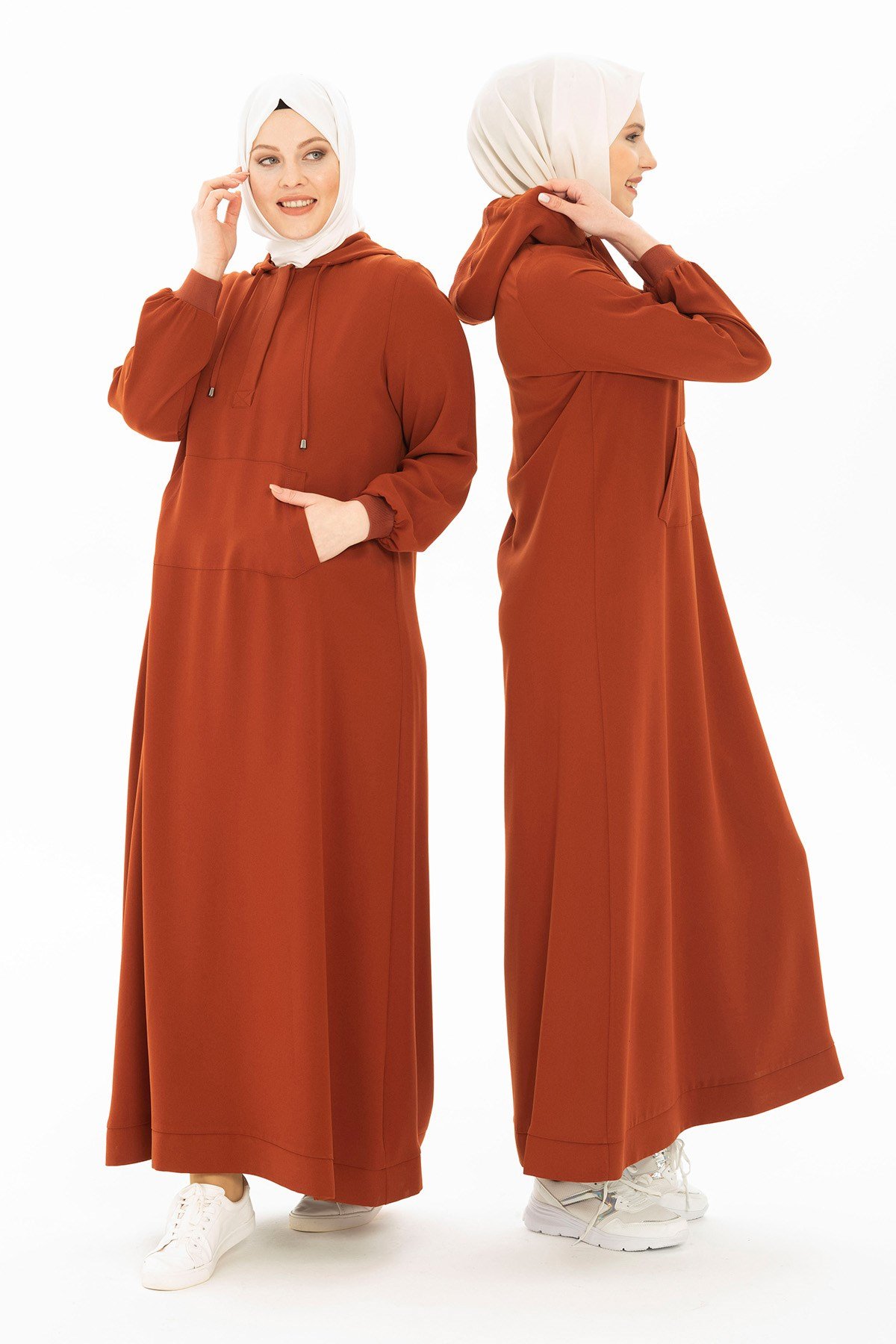 Beyza-SWEET ELBİSE TARÇIN KUM KREP