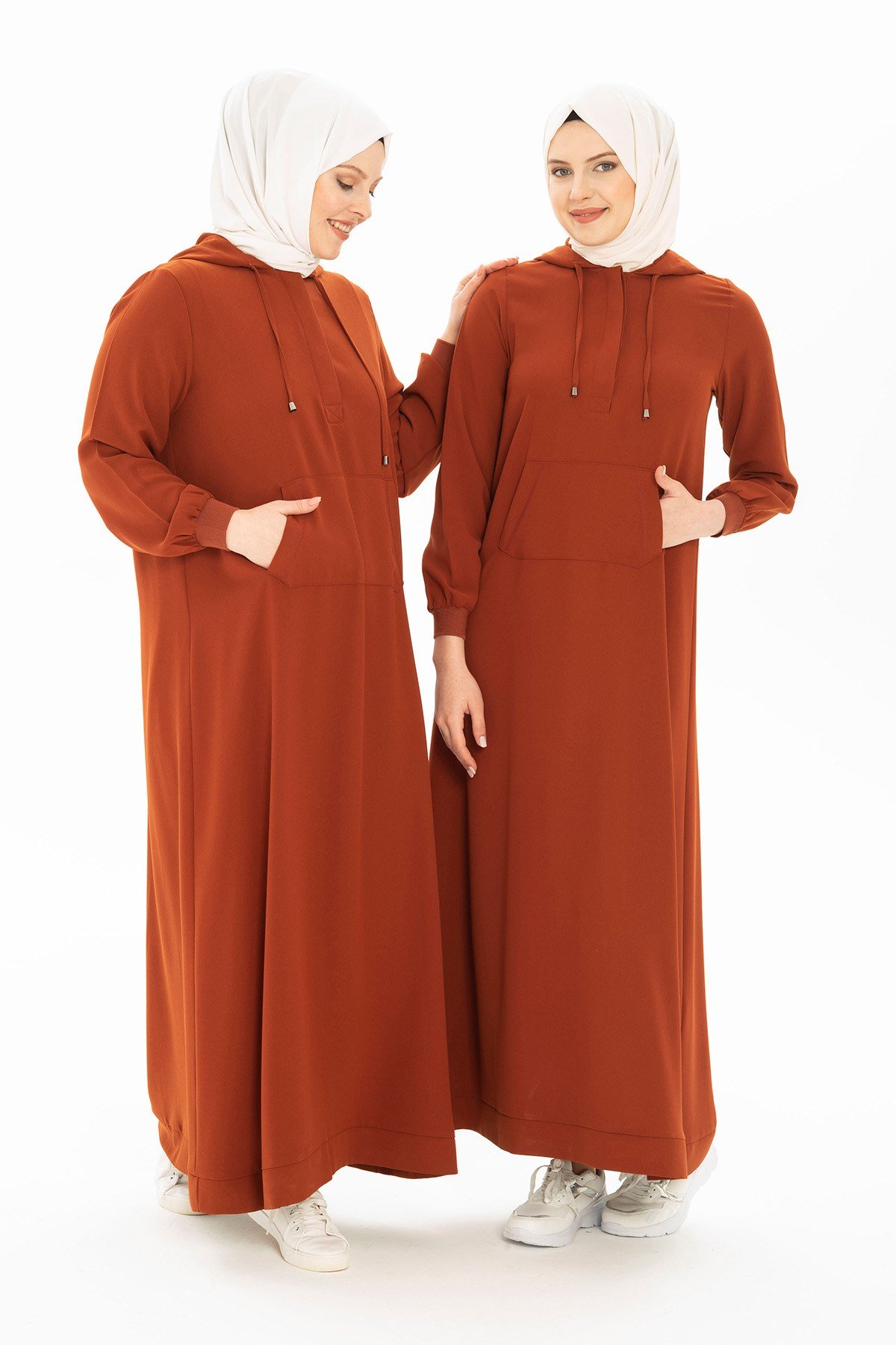 Beyza-SWEET ELBİSE TARÇIN KUM KREP