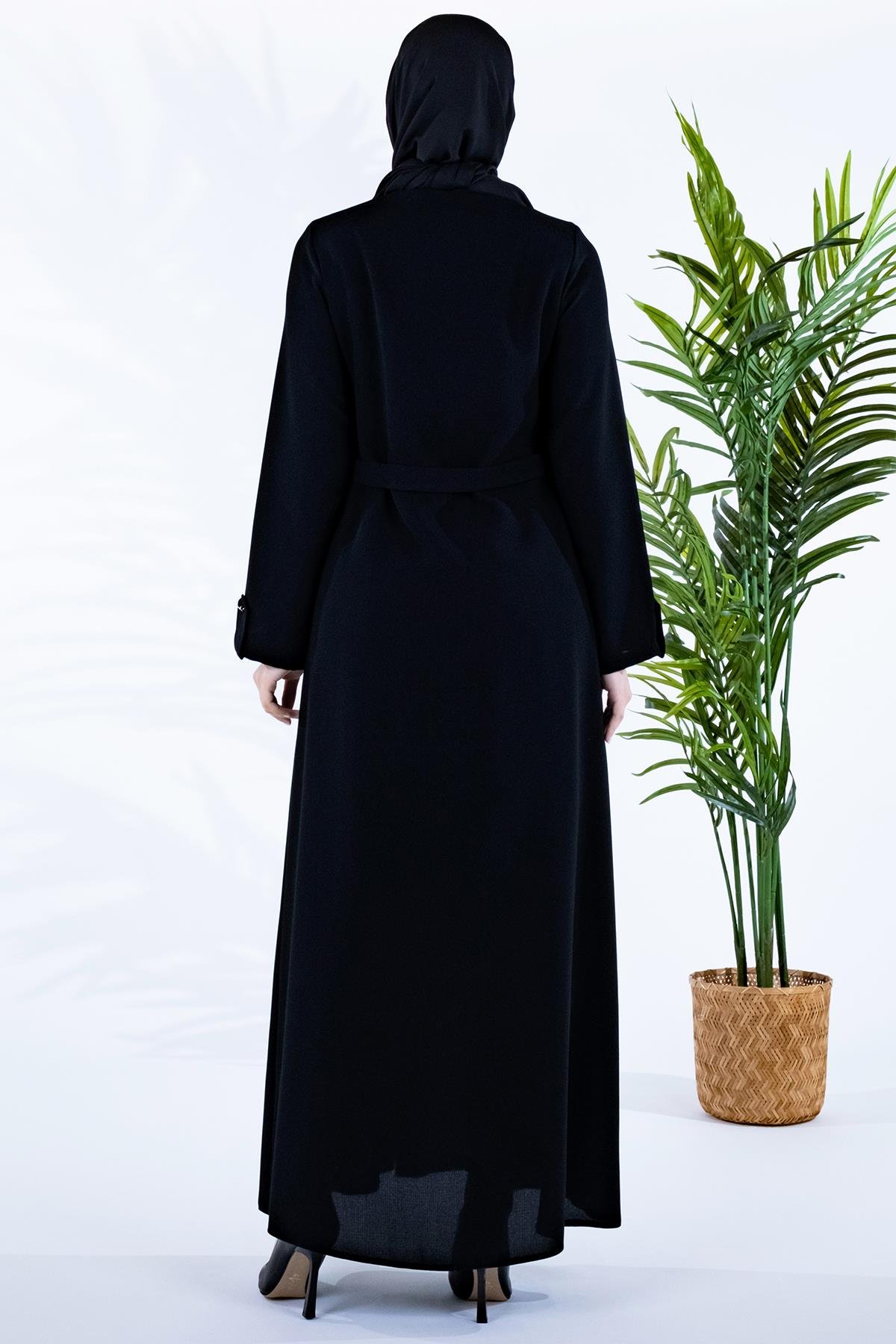 Markasız-MISIR NAKIŞLI FERACE SİYAH PETEK