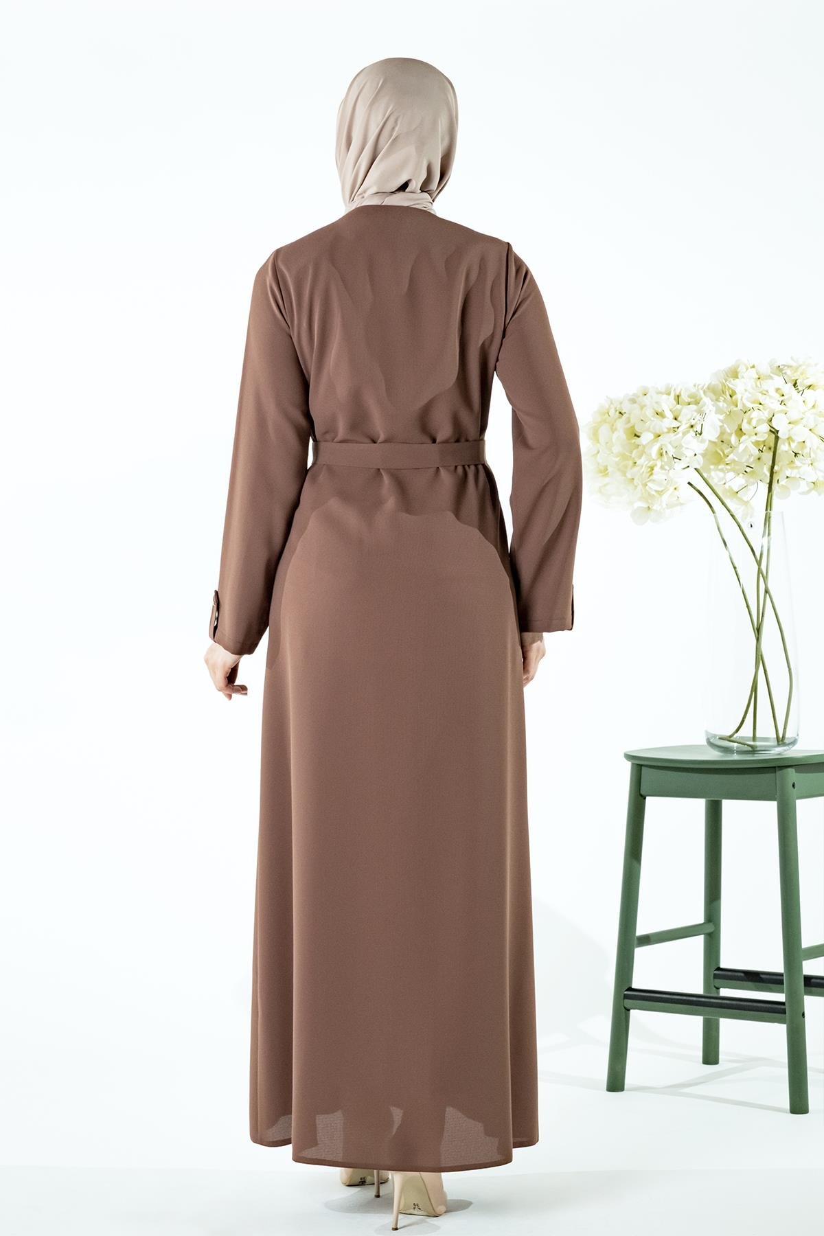 Beyza-MISIR NAKIŞLI FERACE KAHVE PETEK