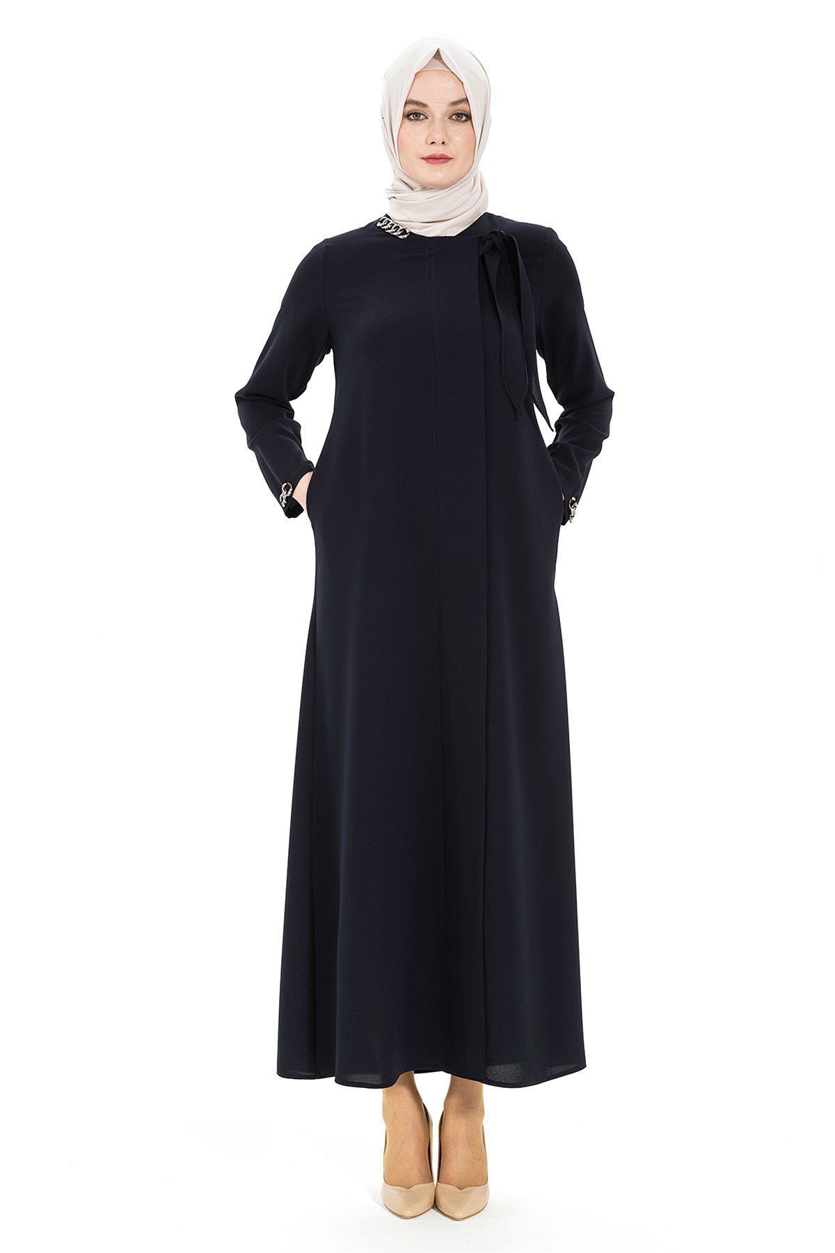 Beyza-ÖVGÜ FERACE LACİVERT PETEK