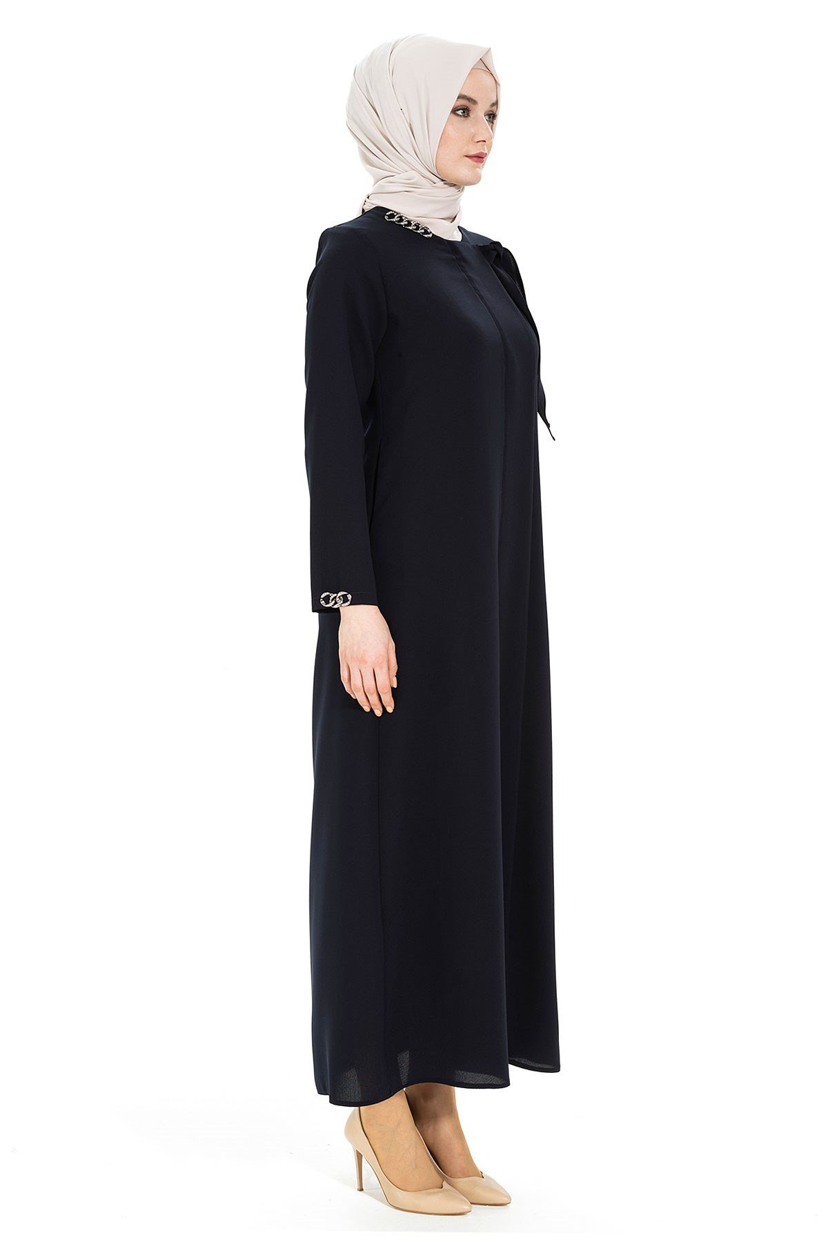 Beyza-ÖVGÜ FERACE LACİVERT PETEK