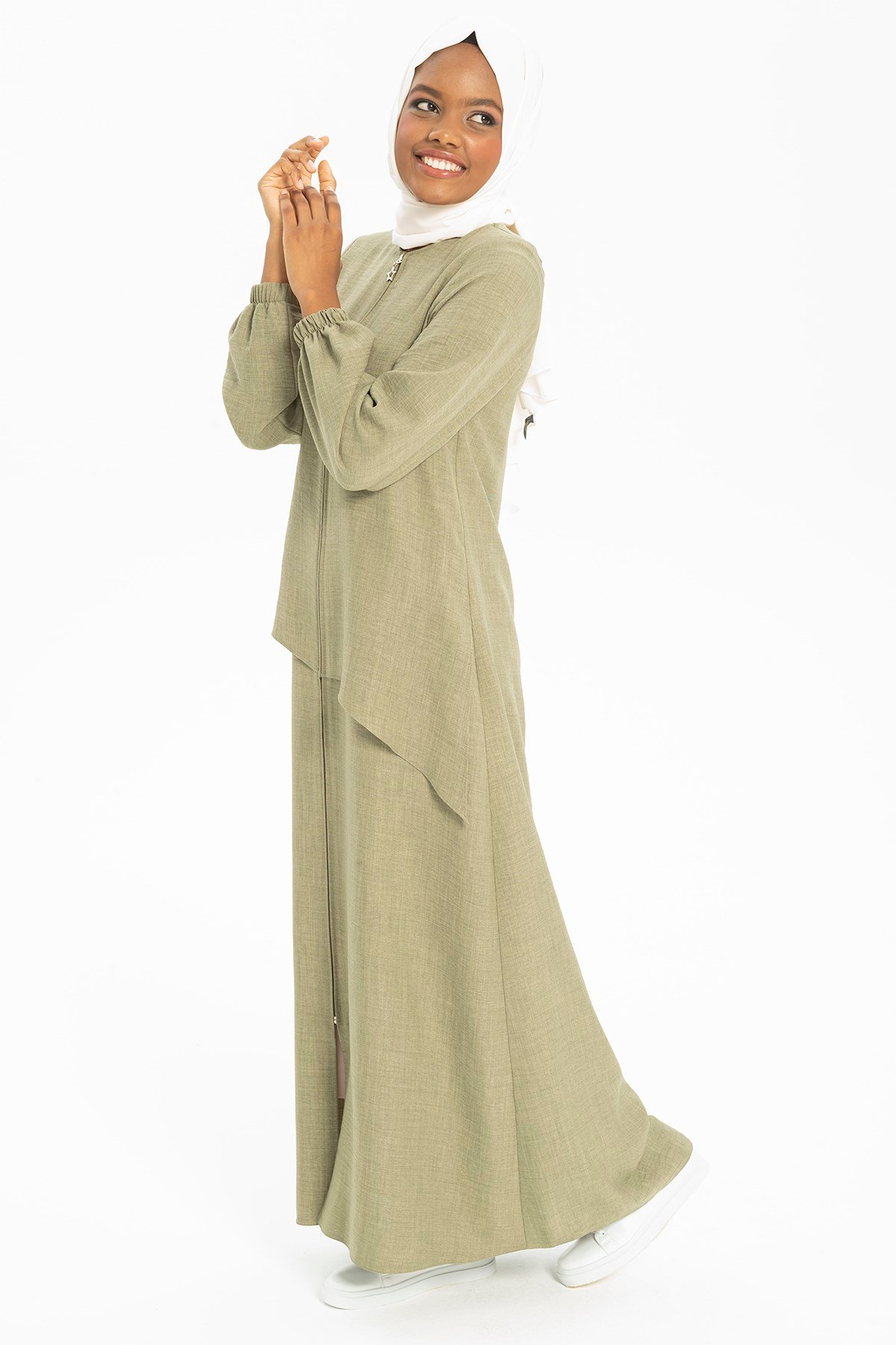 Beyza-Sade Spor Haki Ferace 3517