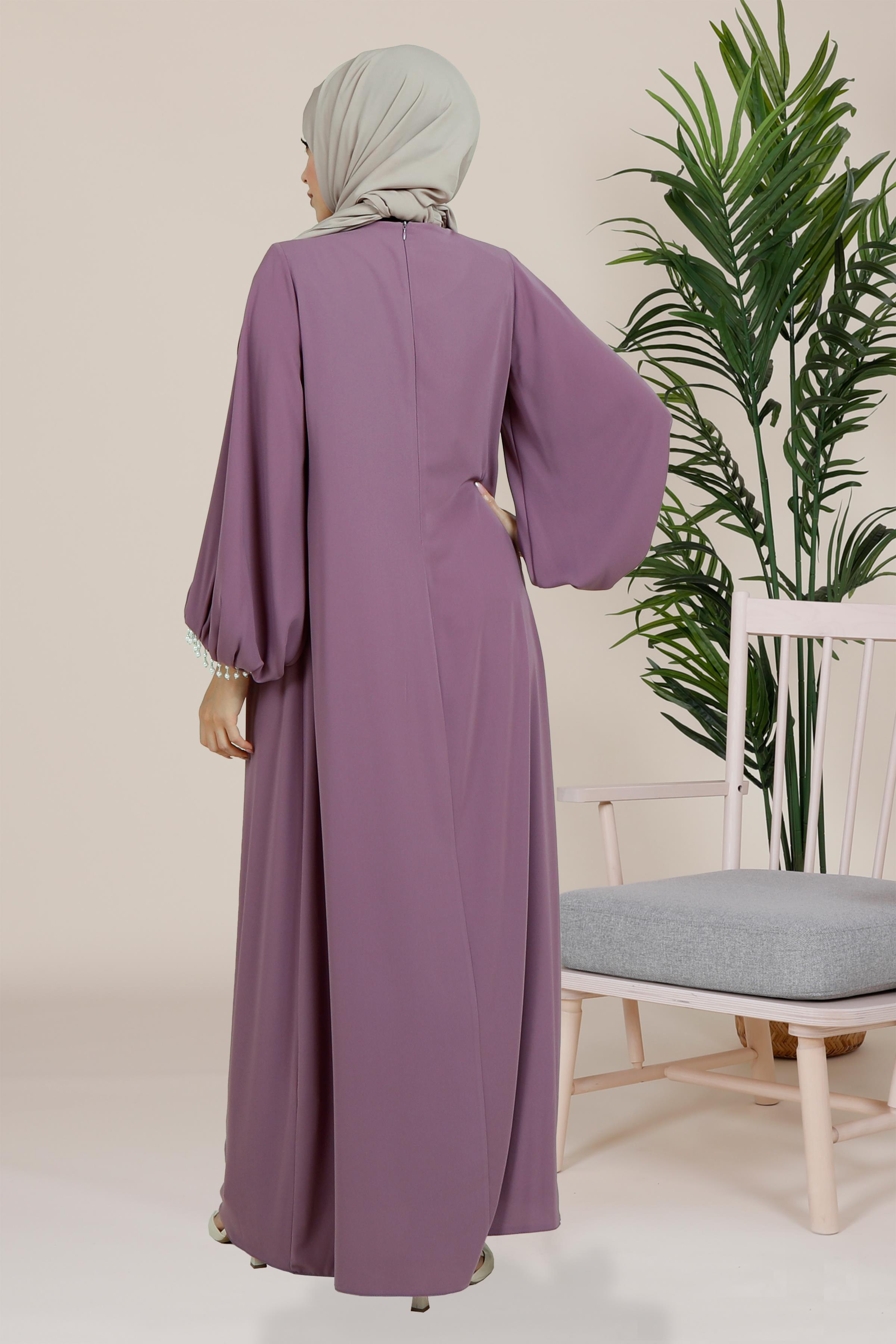 Beyza-ŞARK ELBİSE LİLA