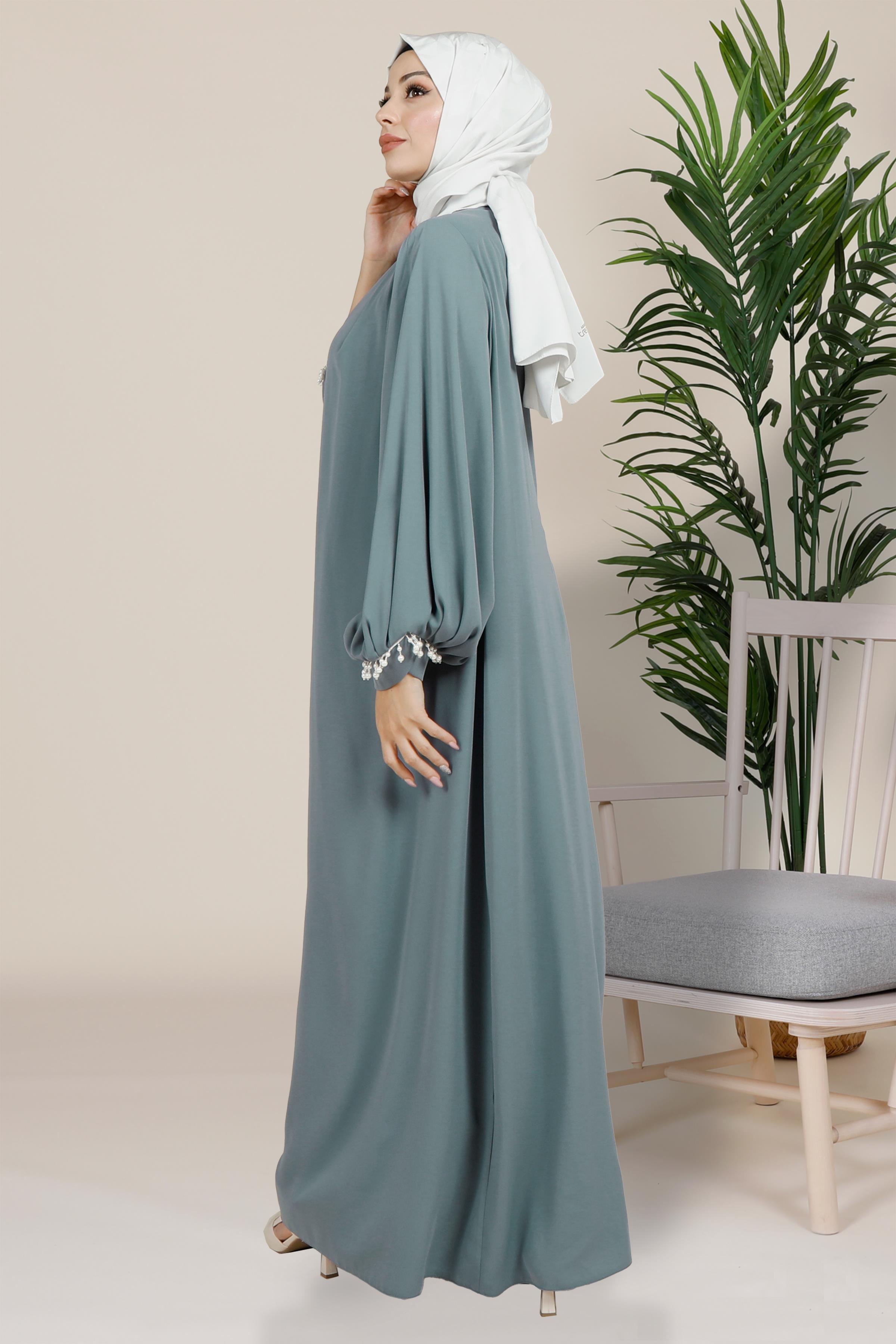 Beyza-ŞARK ELBİSE MİNT