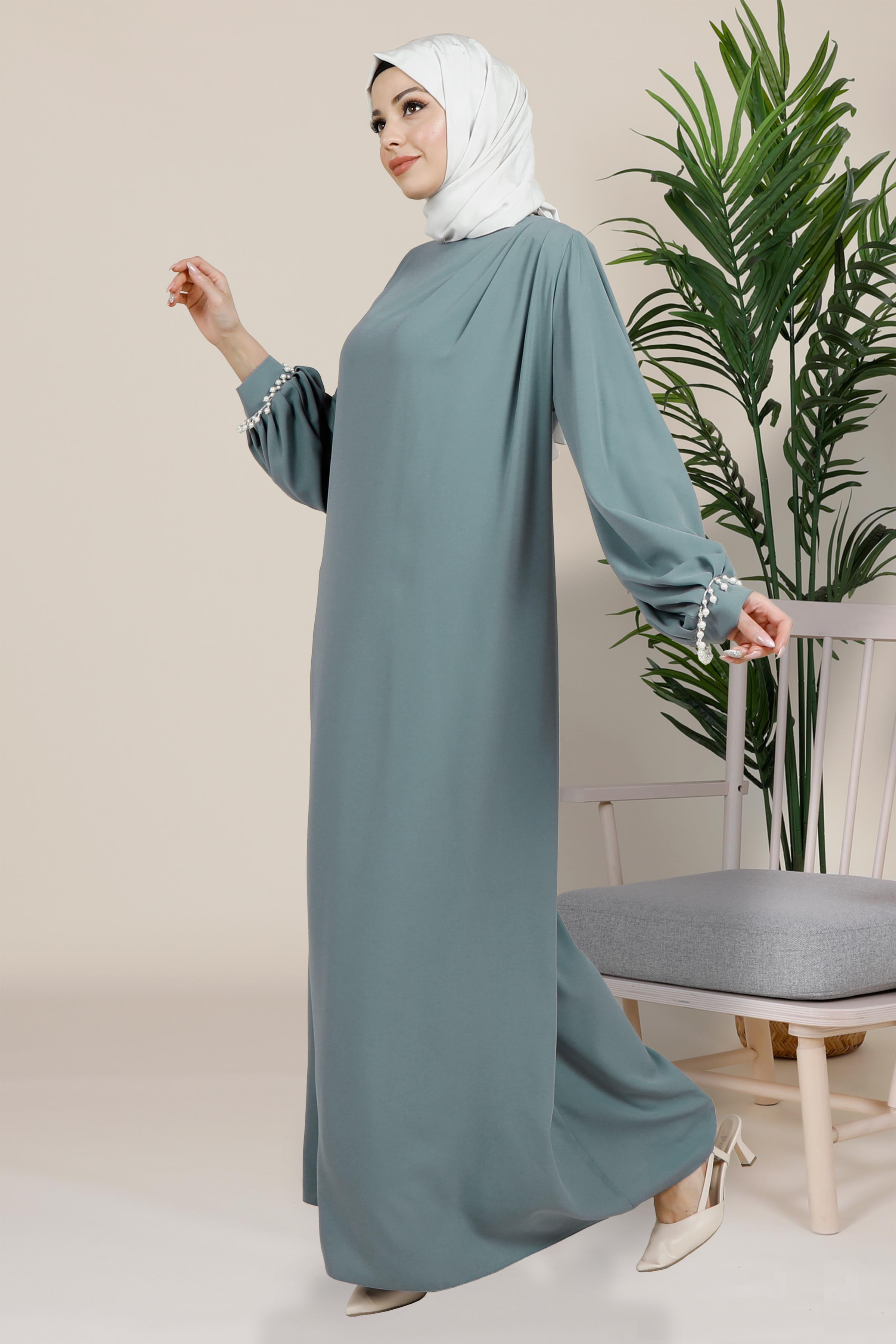 Beyza-ŞARK ELBİSE MİNT