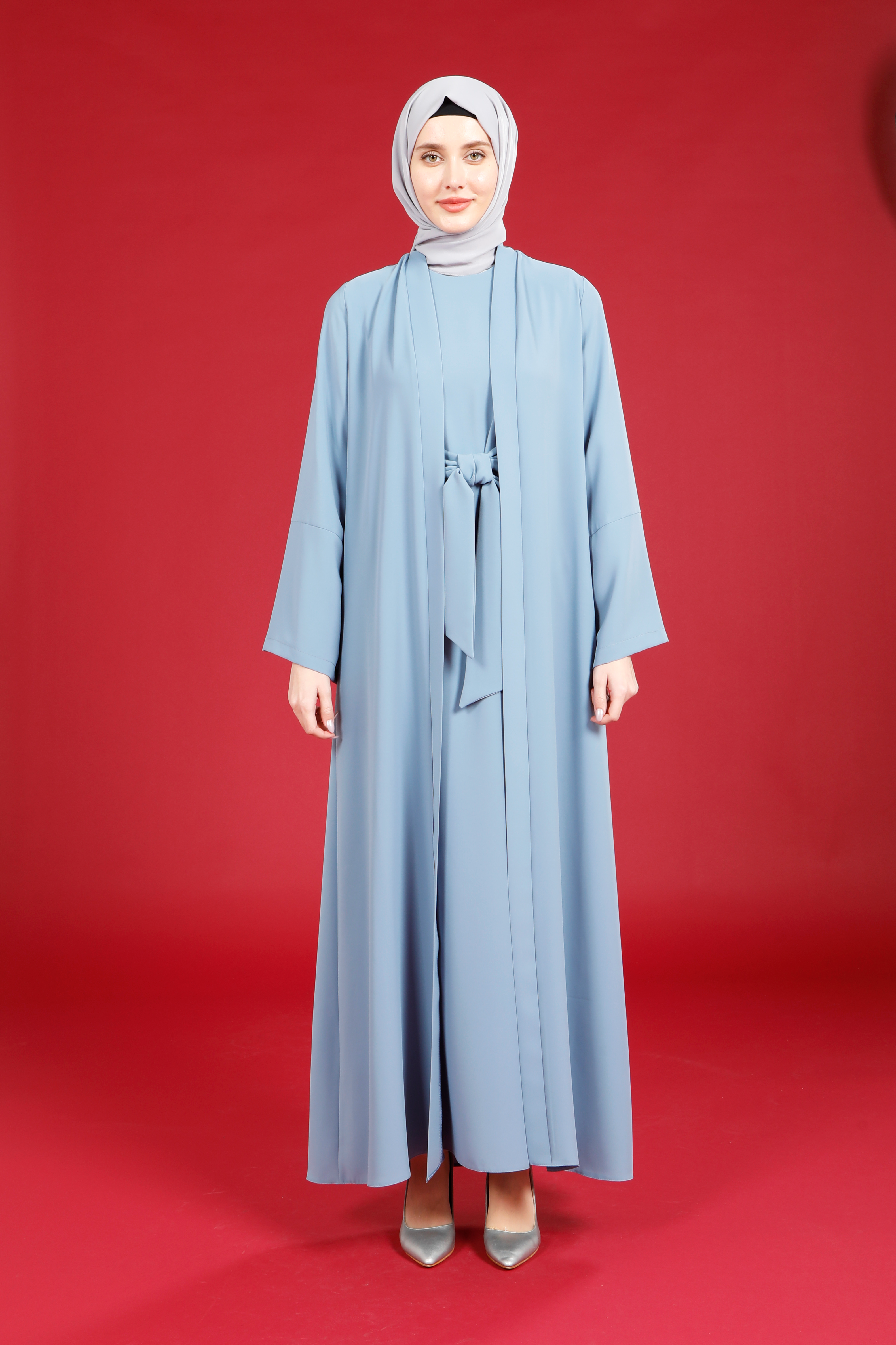 Markasız-SEDRA ABAYA İNDİGO