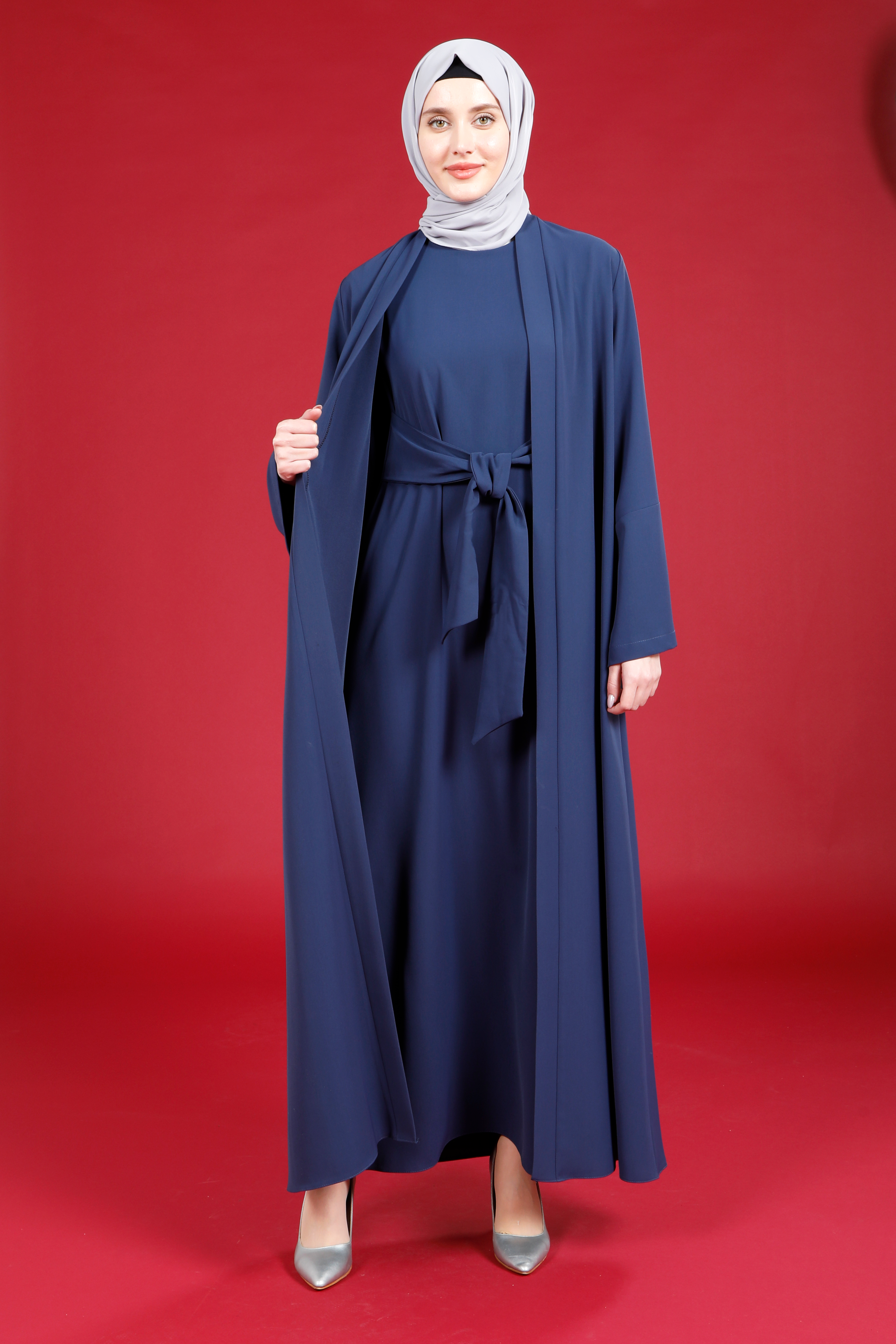 Markasız-SEDRA ABAYA LACİVERT