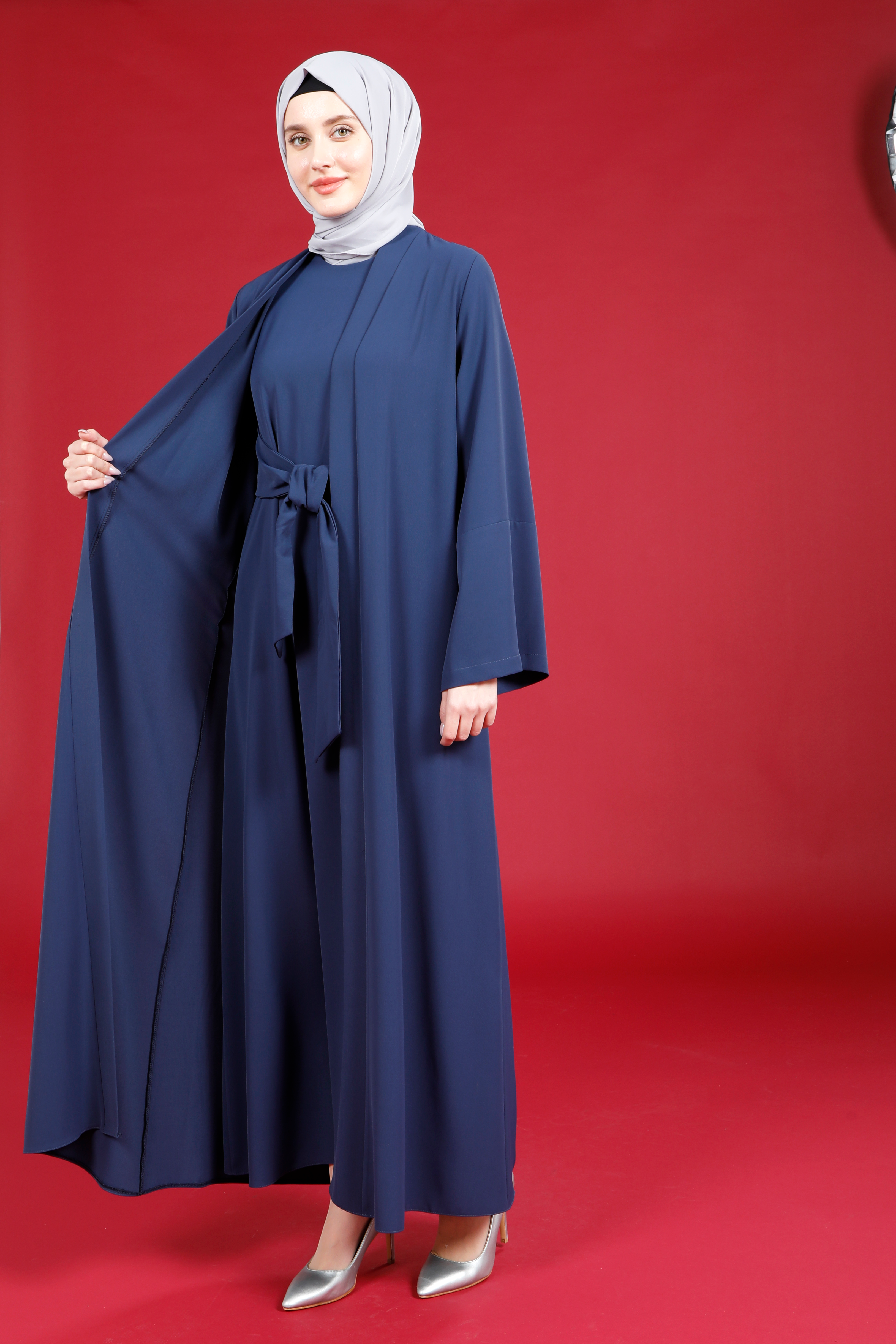 Markasız-SEDRA ABAYA LACİVERT