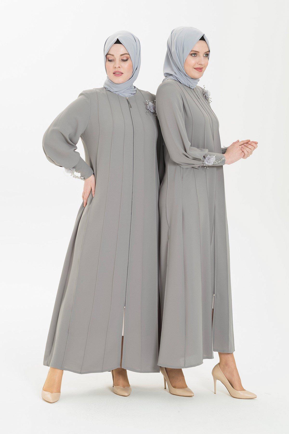 Beyza-ELİT FERACE GRİ PETEK