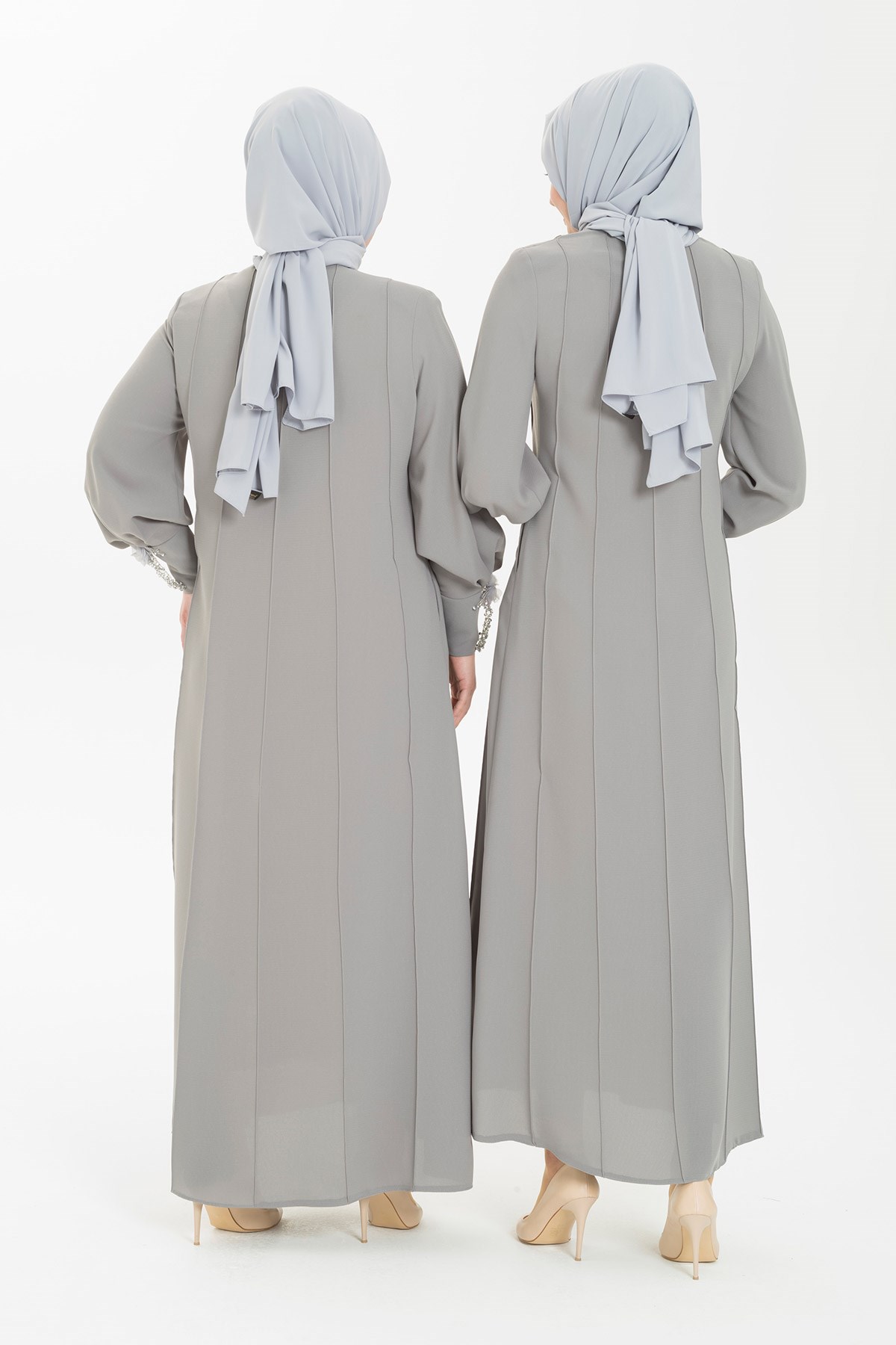 Beyza-ELİT FERACE GRİ PETEK