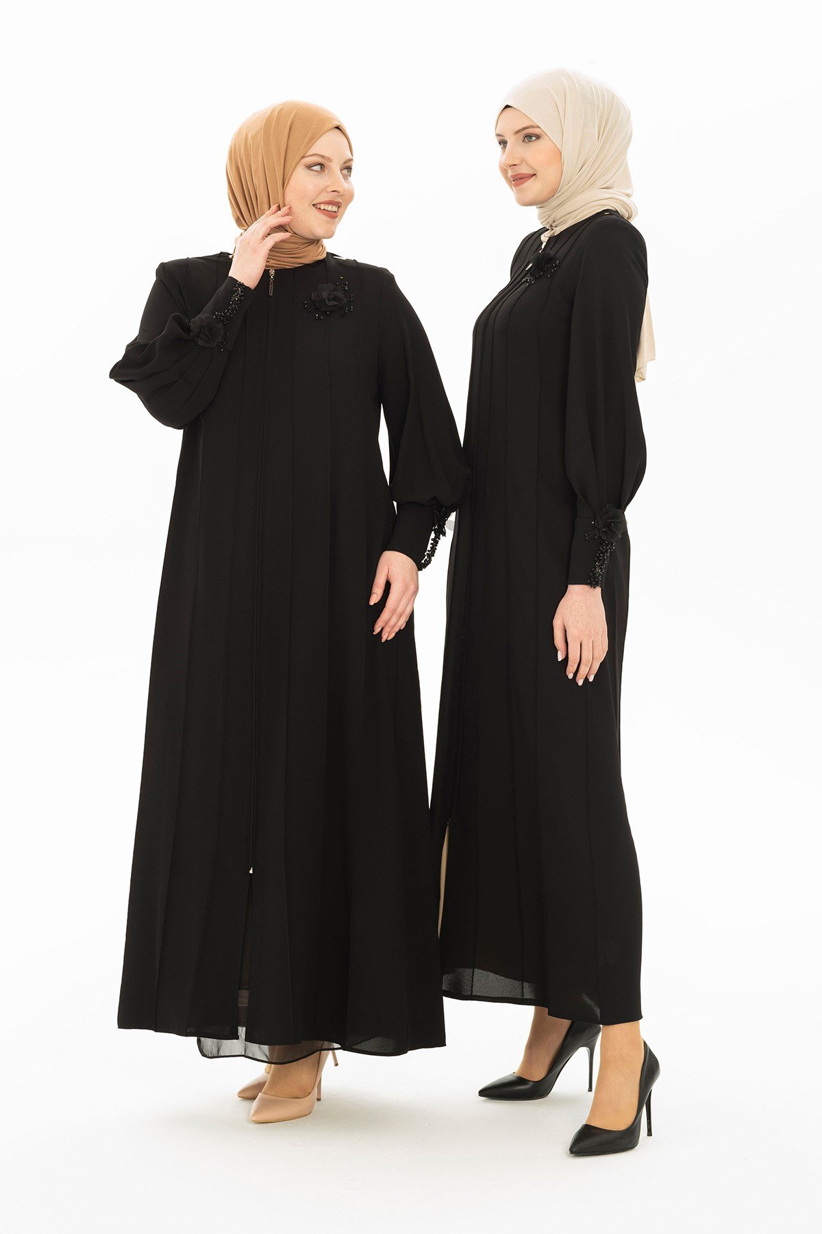 Beyza-ELİT FERACE SİYAH PETEK