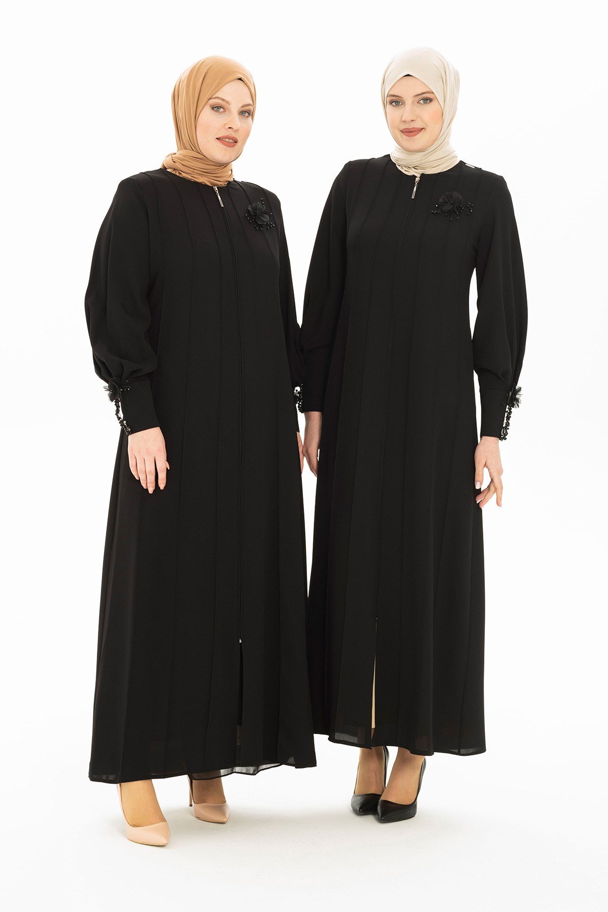 Beyza-ELİT FERACE SİYAH PETEK