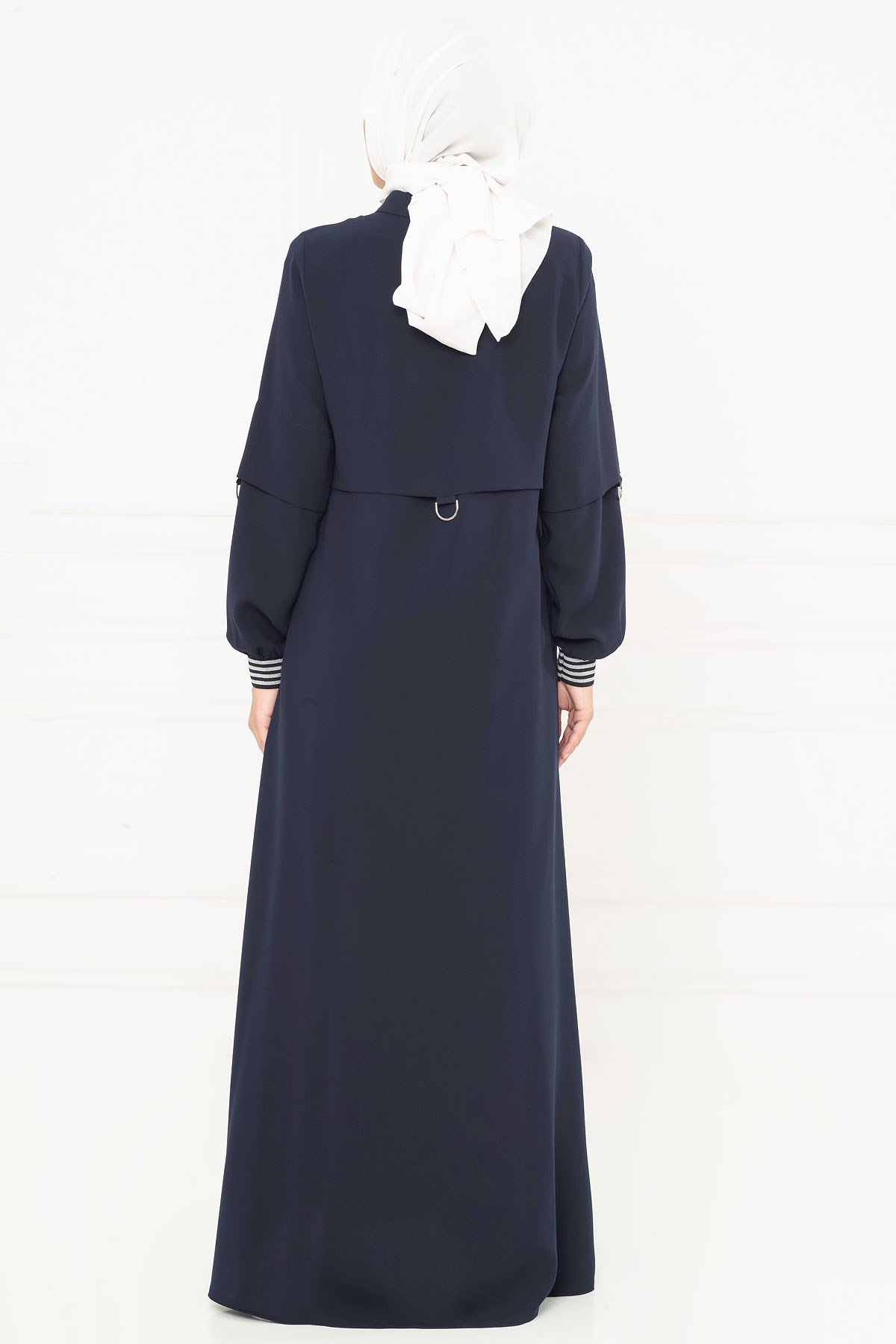 Beyza-عباءة رياضية باللون الكحلي 3M3163