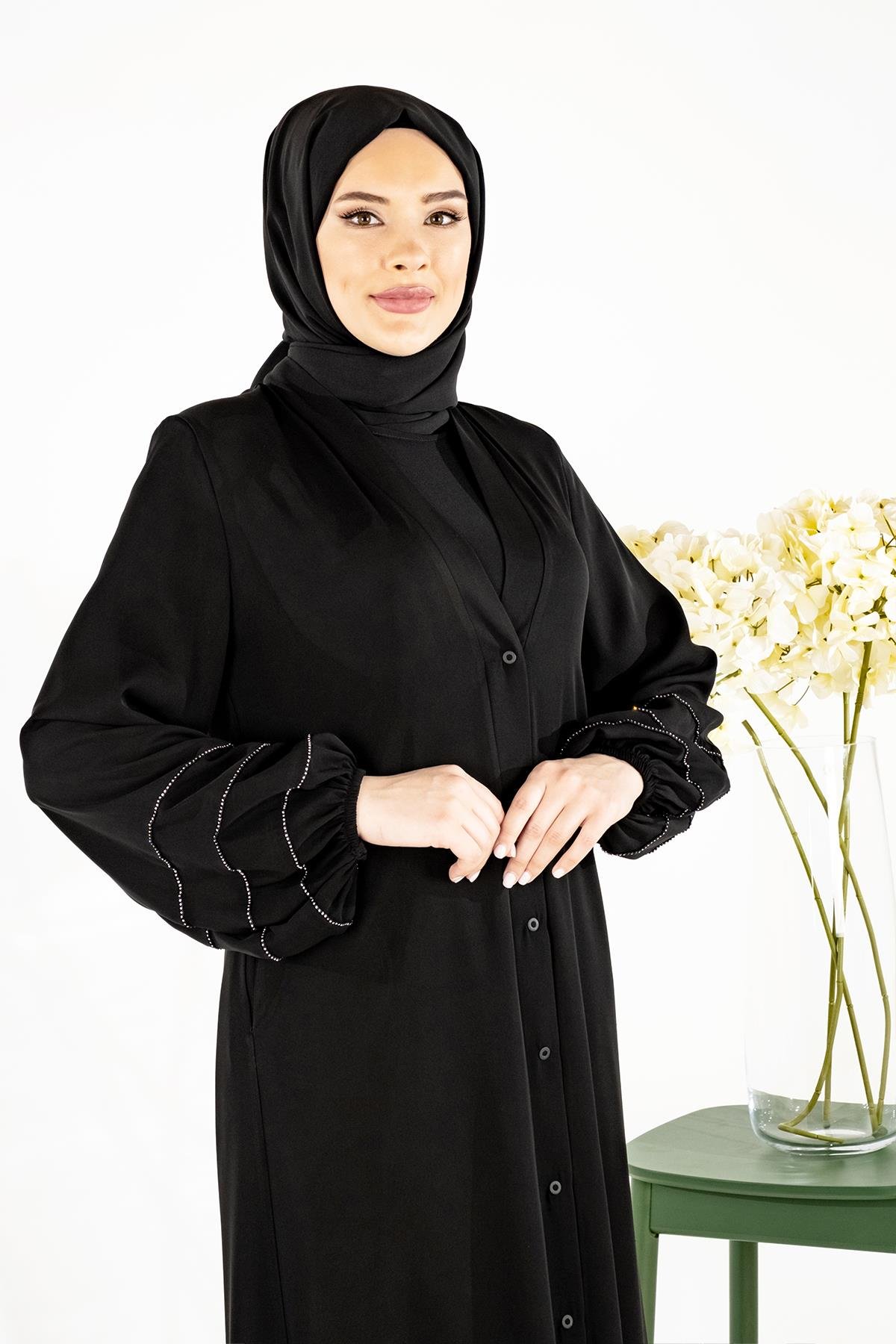 Beyza-ZİŞAN ABAYA SİYAH