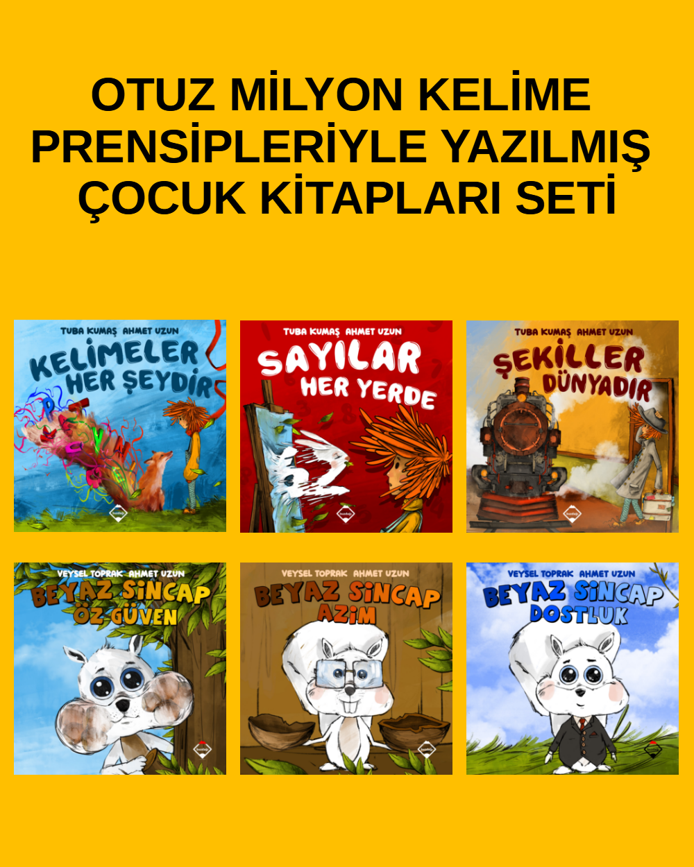 Otuz Milyon Kelime Prensipleriyle Yazılmış Çocuk Kitapları Seti