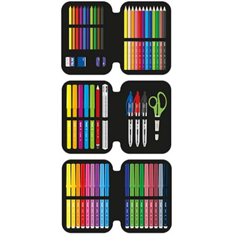  MILAN 081364CFGR COMPACT FLUO YEŞİL 3 KATLI SET KALEM ÇANTASI Satın Al