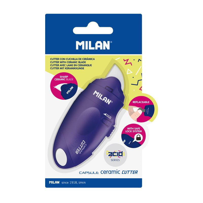  MILAN 6005108B CAPSULE ACID MAVİ SERAMİK MAKET BIÇAĞI 8Lİ Satın Al