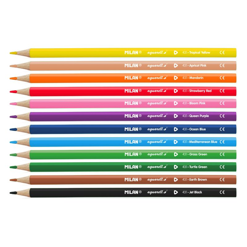  MILAN 742312 AQUARELL KURU SULU BOYA (2.9MM UÇ) -12'Lİ Satın Al