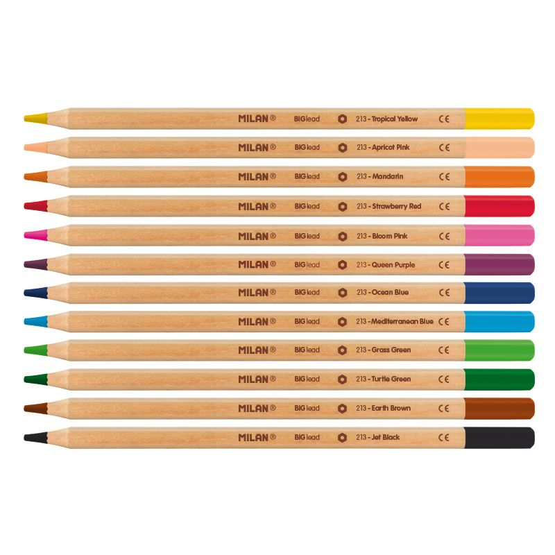  MILAN 80057 ALTIGEN KURU BOYA KALEMİ METAL KUTU (3,5MM UÇ) - 12'Lİ Satın Al