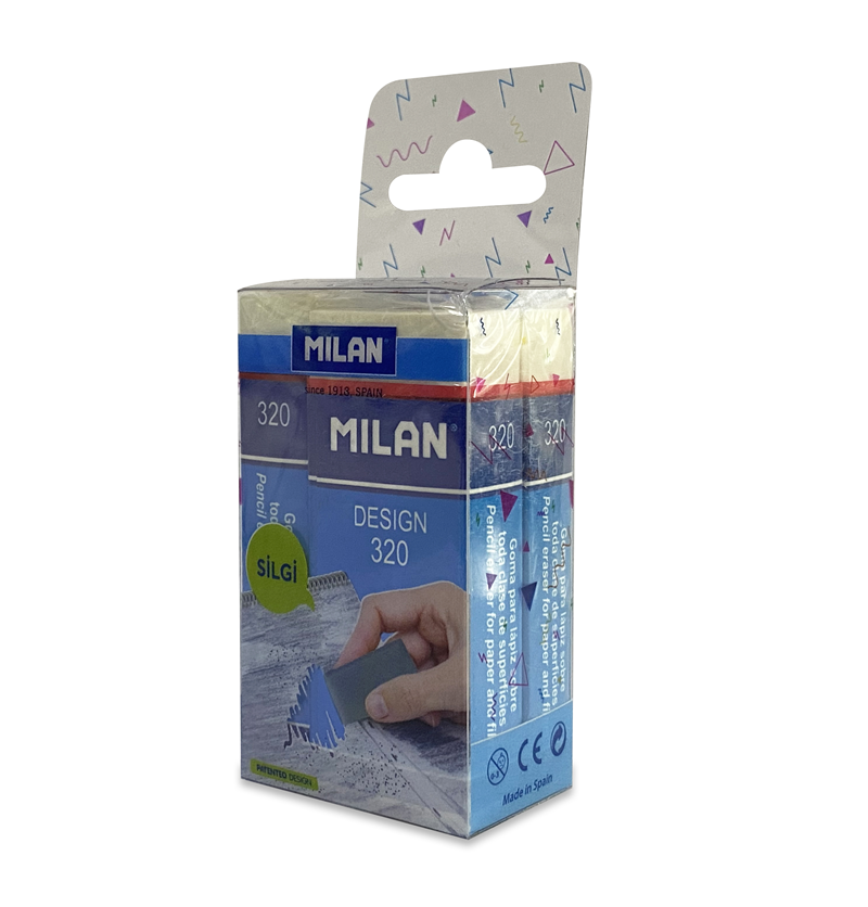  MILAN DESIGN 320 SİLGİ BLİSTER - 3LÜ Satın Al