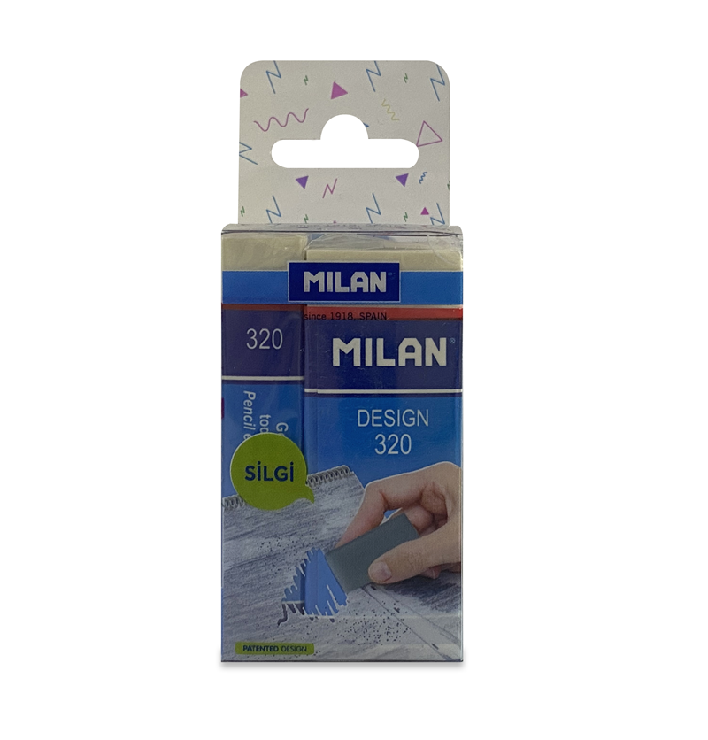  MILAN DESIGN 320 SİLGİ BLİSTER - 3LÜ Satın Al