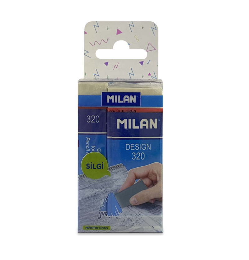  MILAN DESIGN 320 SİLGİ BLİSTER - 3LÜ Satın Al