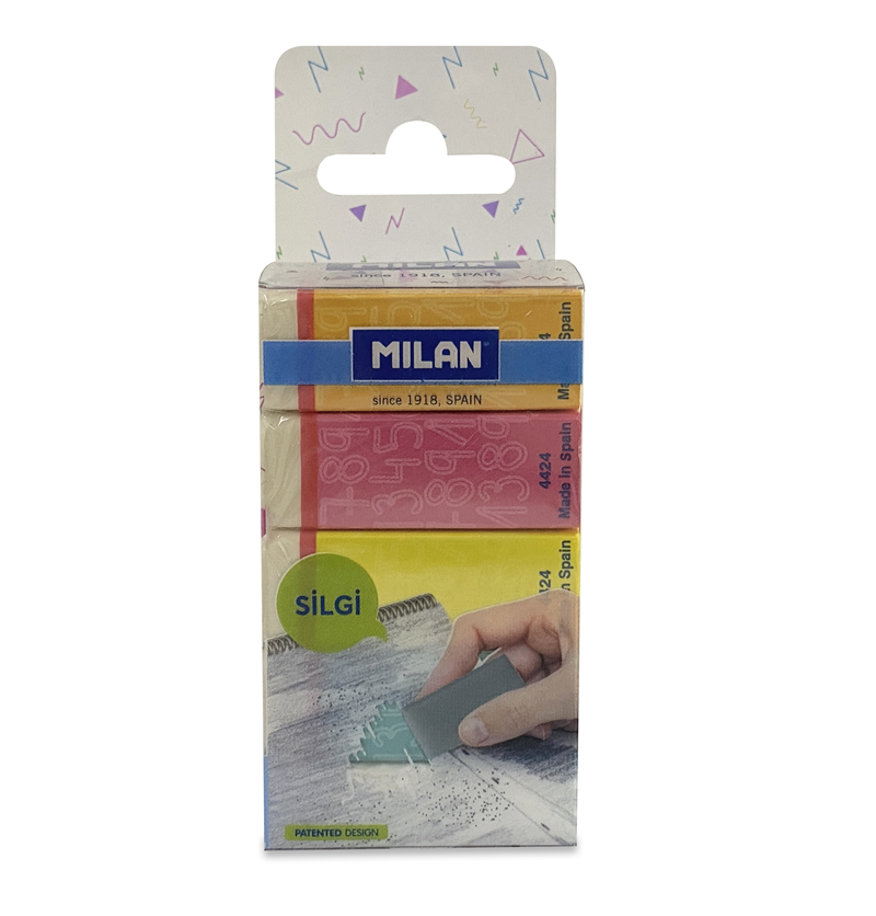  MILAN FLEXIBLE SYNT 4424/80 DİKDÖRTGEN SİLGİ BLİSTER - 5Lİ Satın Al
