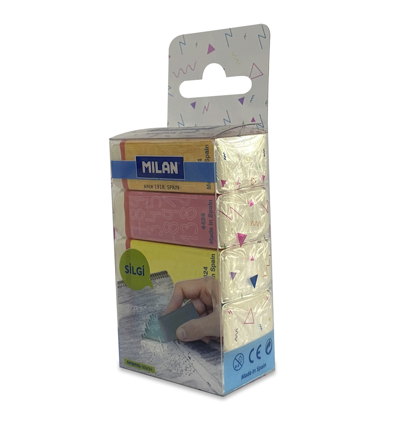  MILAN FLEXIBLE SYNT 4424/80 DİKDÖRTGEN SİLGİ BLİSTER - 5Lİ Satın Al